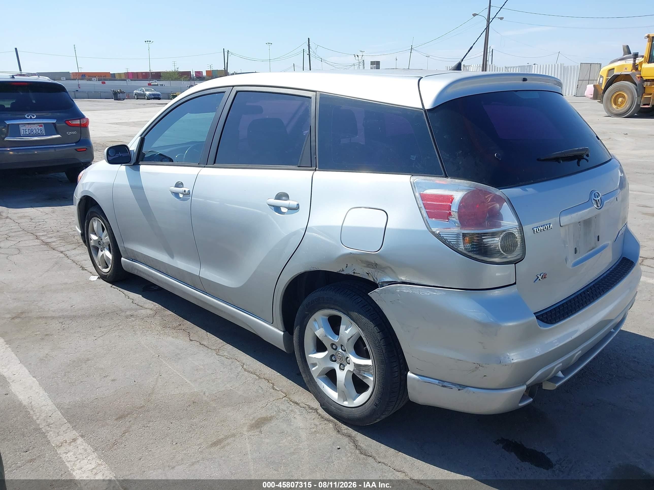 2006 Toyota Matrix Xr Silver vin: 2T1KR32E06C570992
