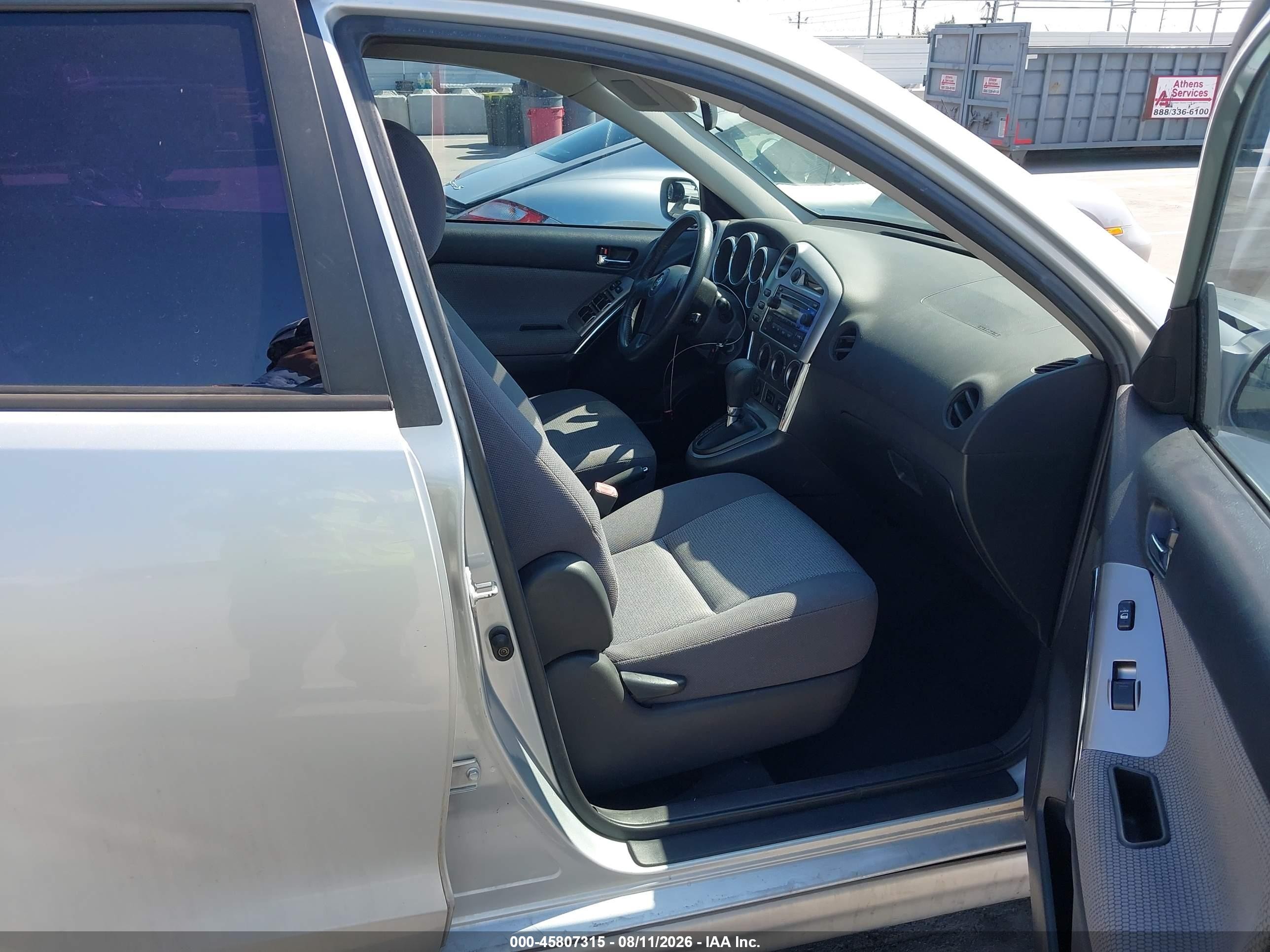 2006 Toyota Matrix Xr Silver vin: 2T1KR32E06C570992