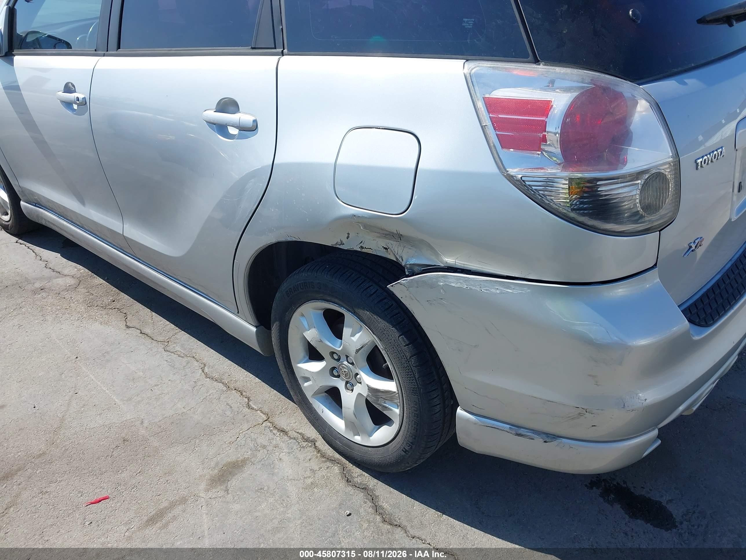 2006 Toyota Matrix Xr Silver vin: 2T1KR32E06C570992