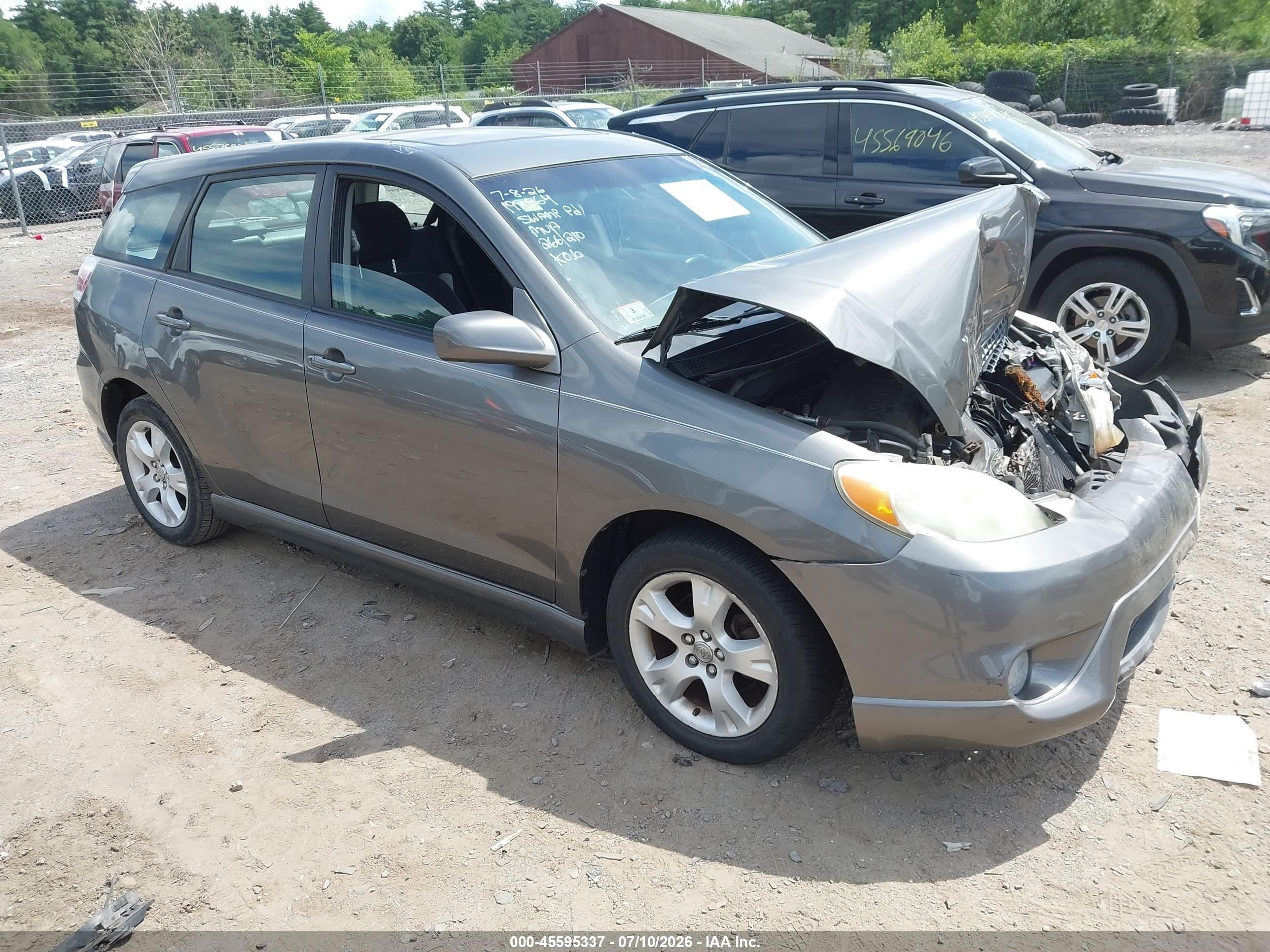 2006 Toyota Matrix Xr Gray vin: 2T1KR32E06C596170