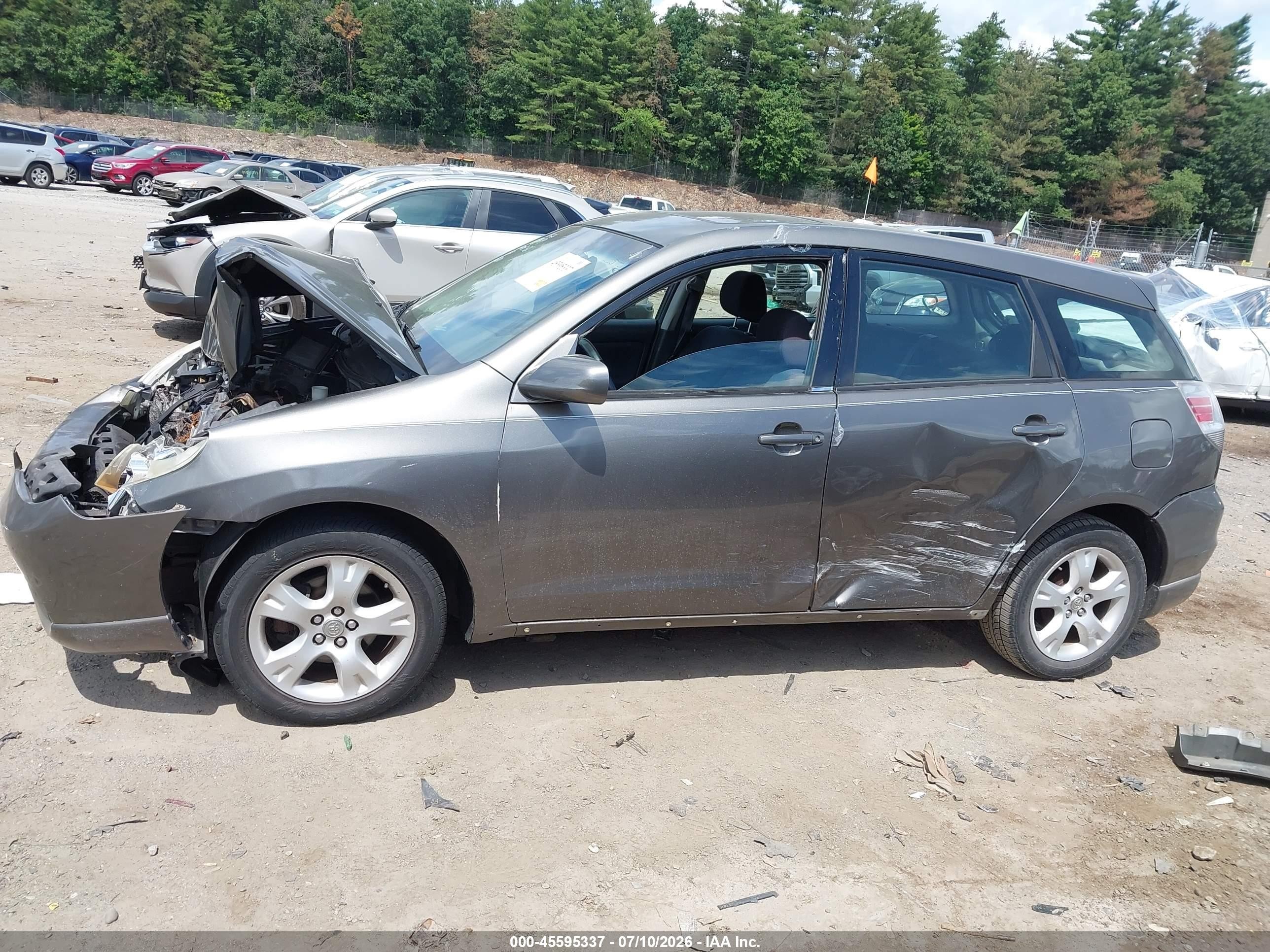 2006 Toyota Matrix Xr Gray vin: 2T1KR32E06C596170
