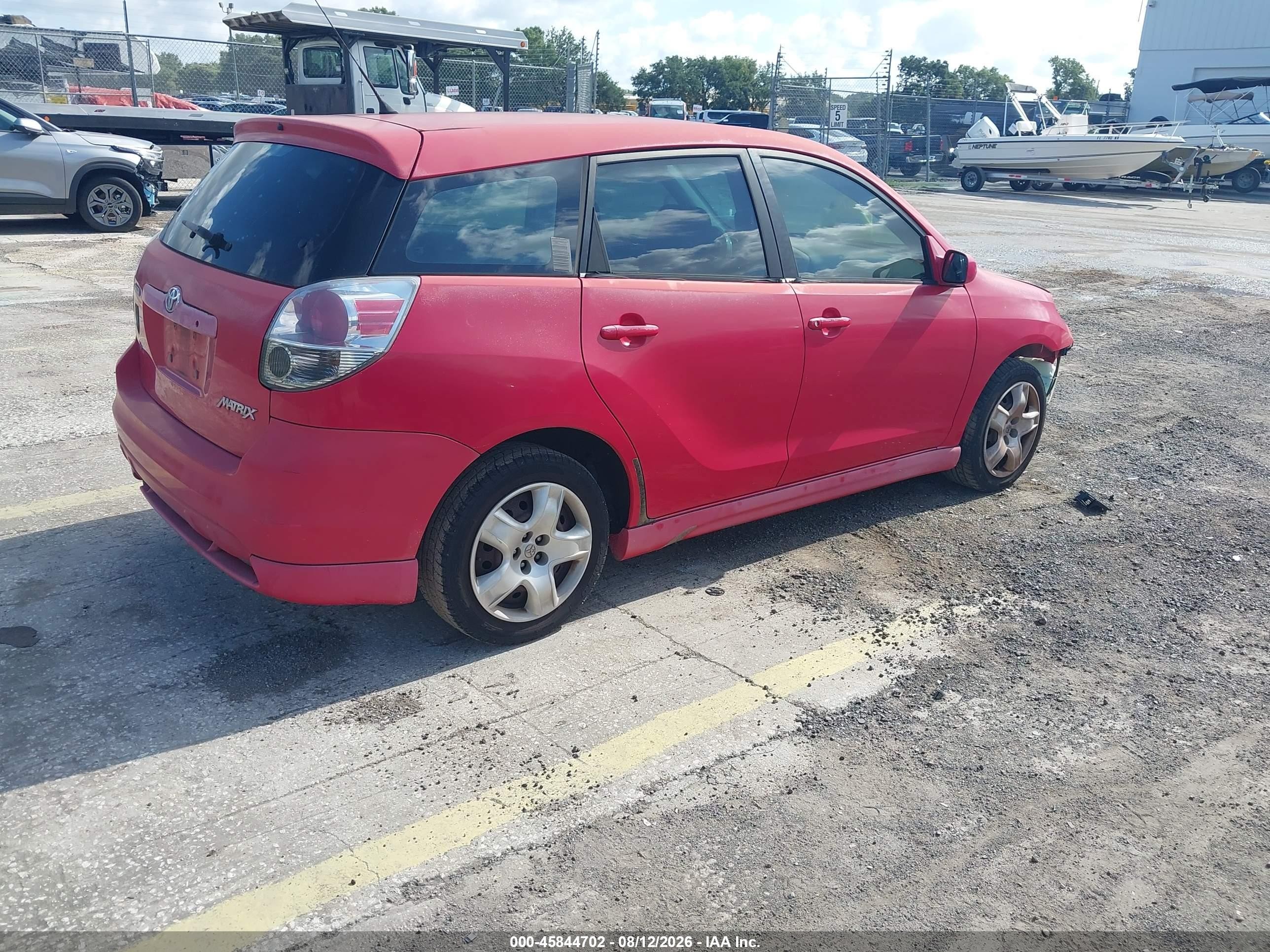 2006 Toyota Matrix Xr Red vin: 2T1KR32E06C600640