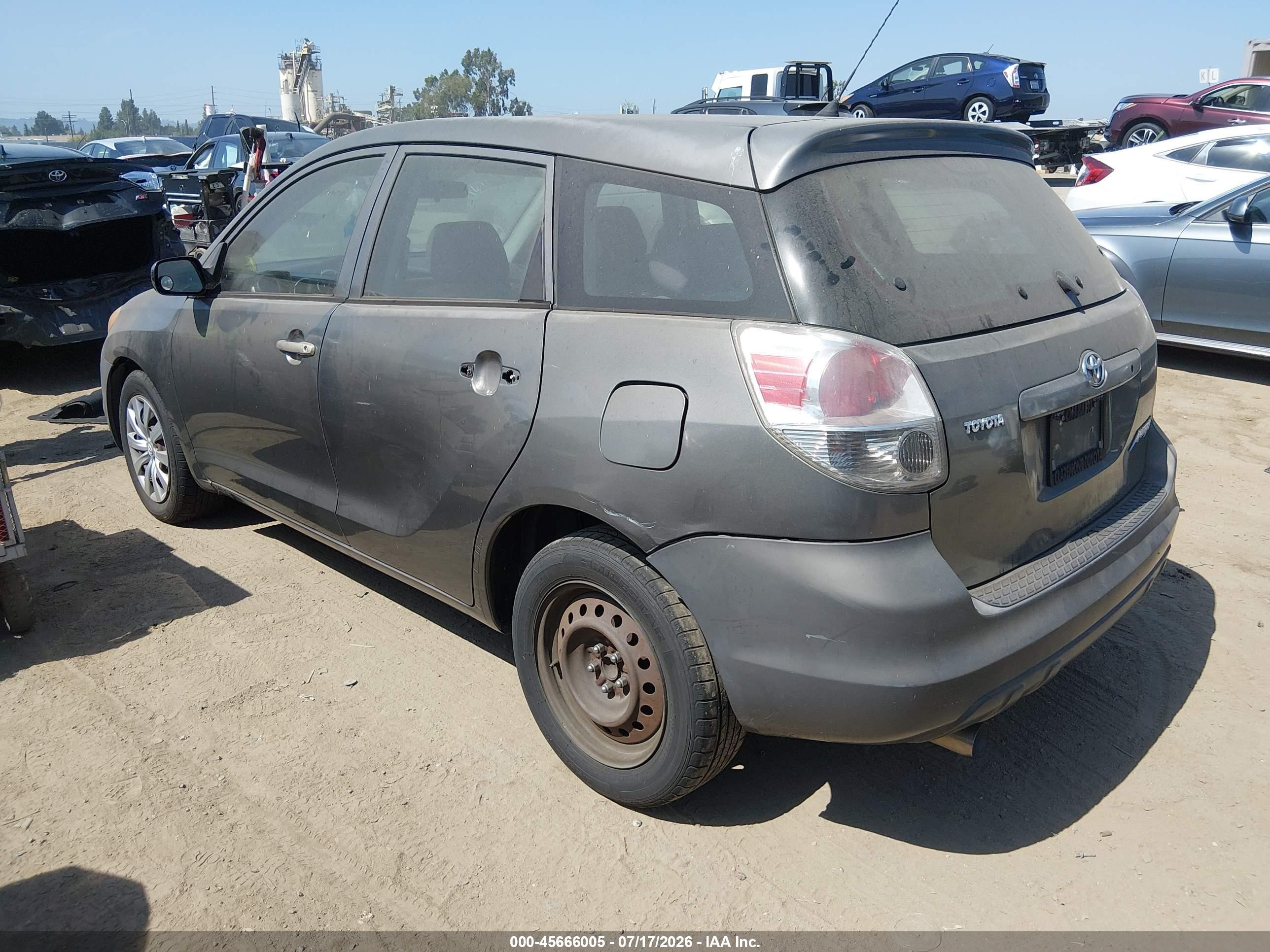 2006 Toyota Matrix   Gray vin: 2T1KR32E06C611766
