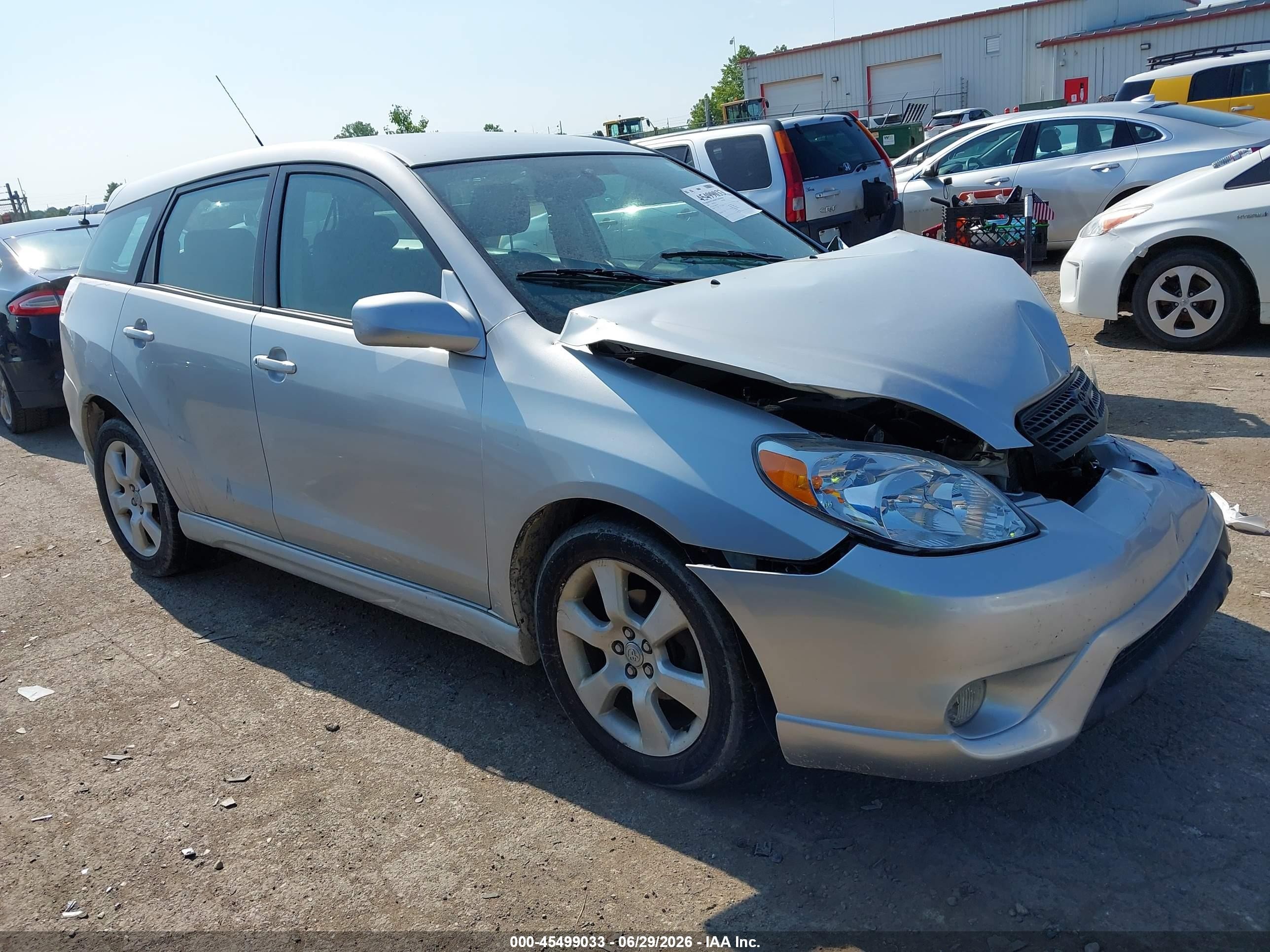 2006 Toyota Matrix Xr Silver vin: 2T1KR32E06C614277