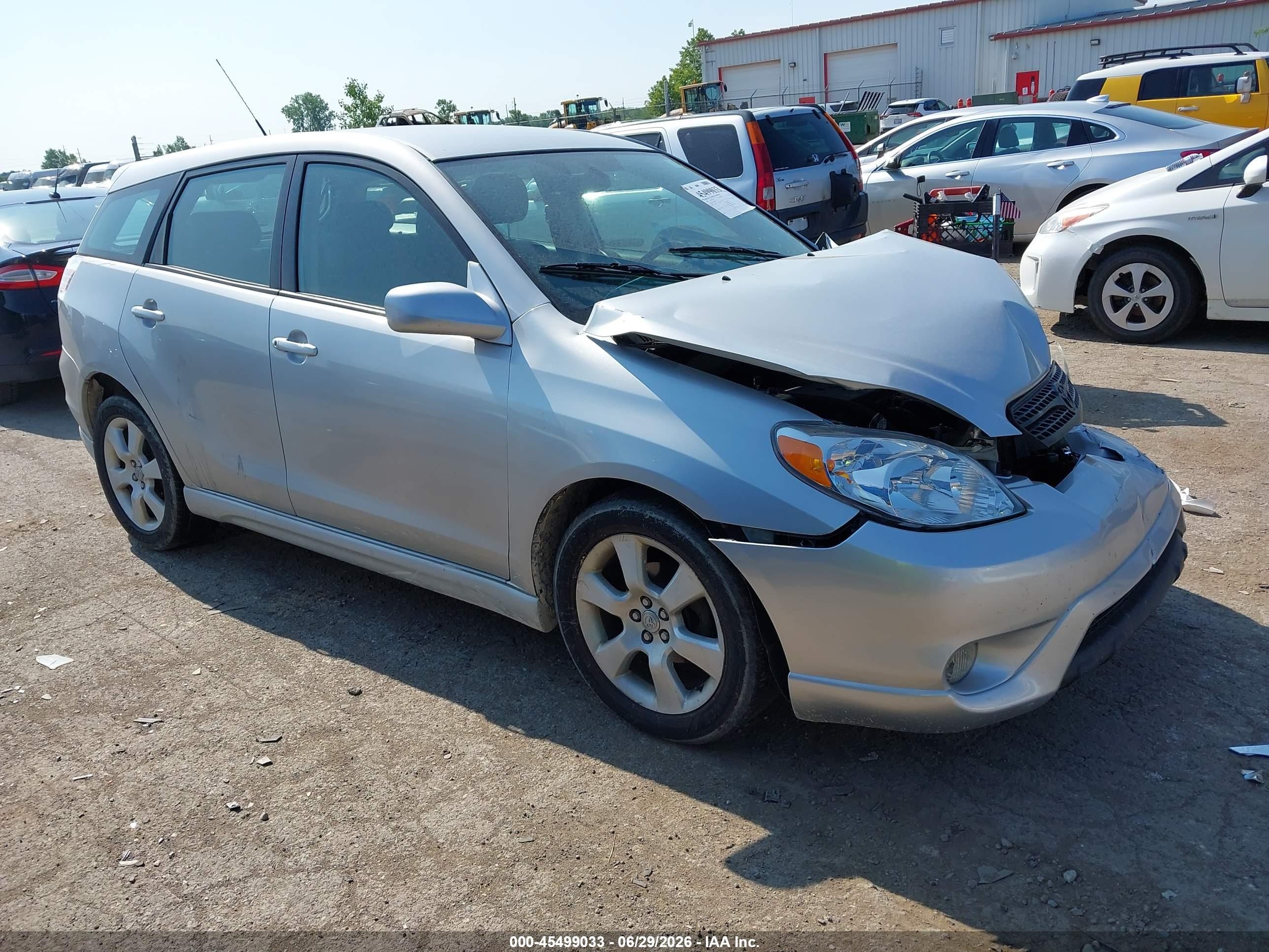 2006 Toyota Matrix Xr Silver vin: 2T1KR32E06C614277
