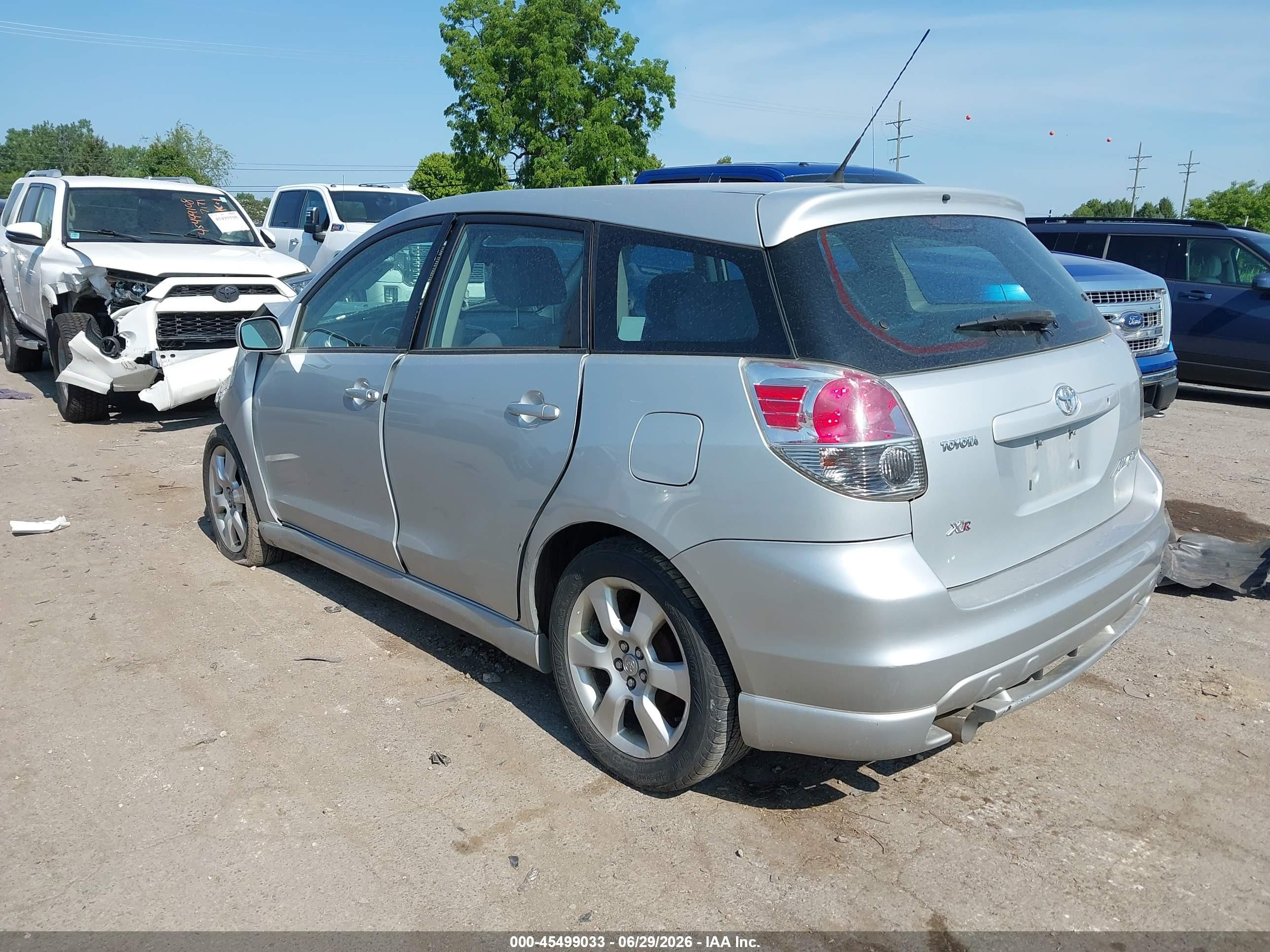 2006 Toyota Matrix Xr Silver vin: 2T1KR32E06C614277