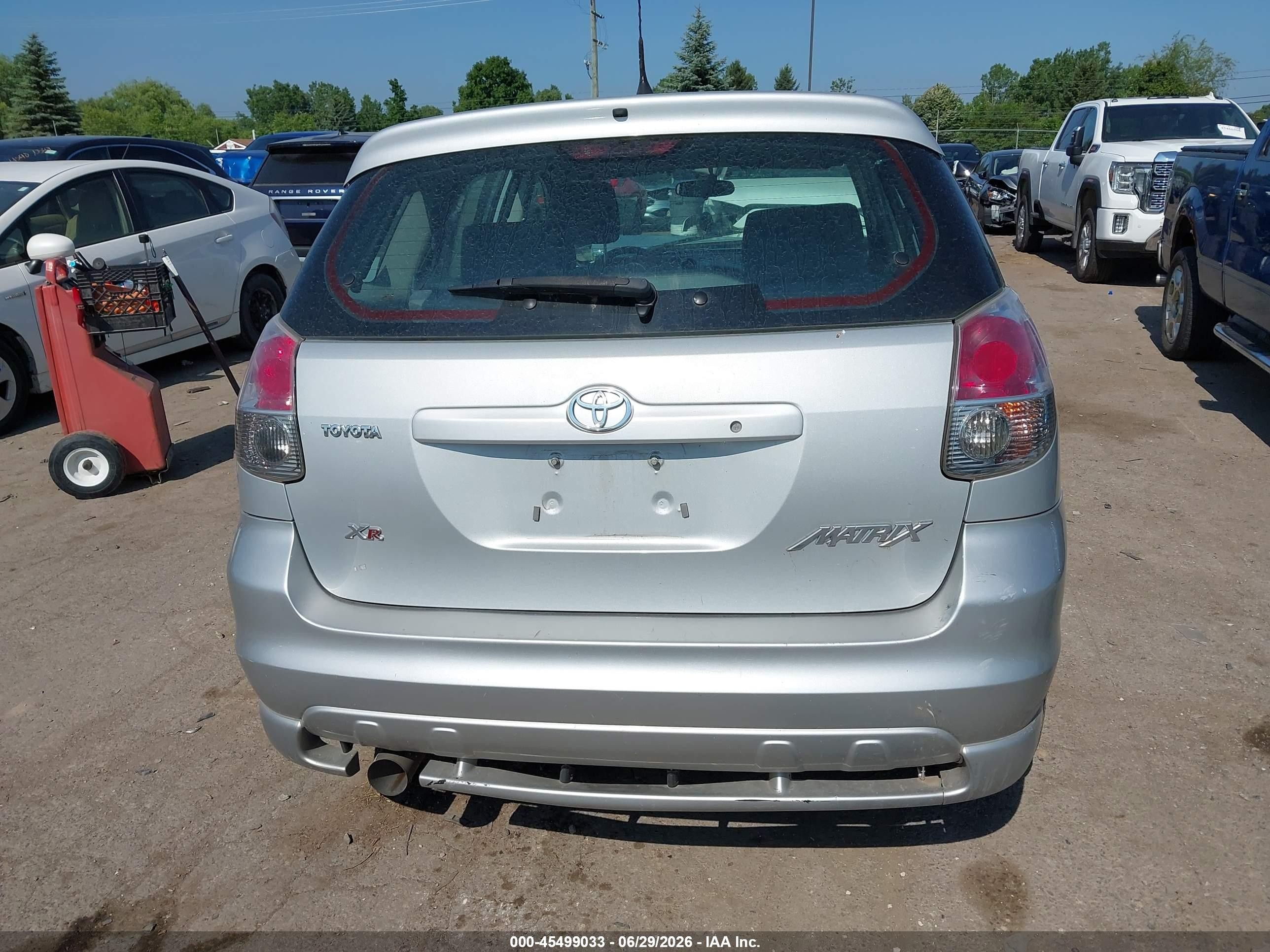 2006 Toyota Matrix Xr Silver vin: 2T1KR32E06C614277