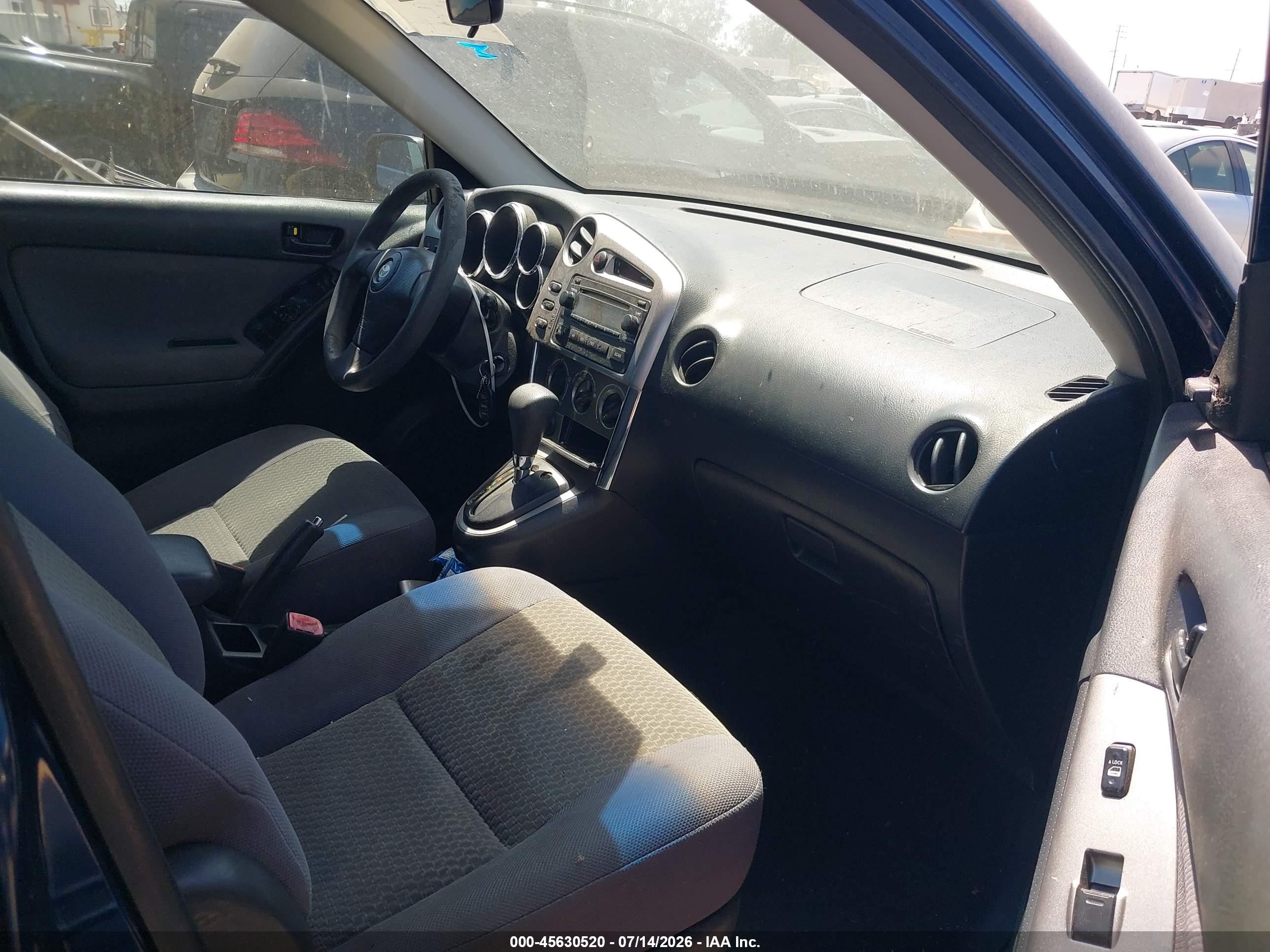 2006 Toyota Matrix   Dark Blue vin: 2T1KR32E06C616790