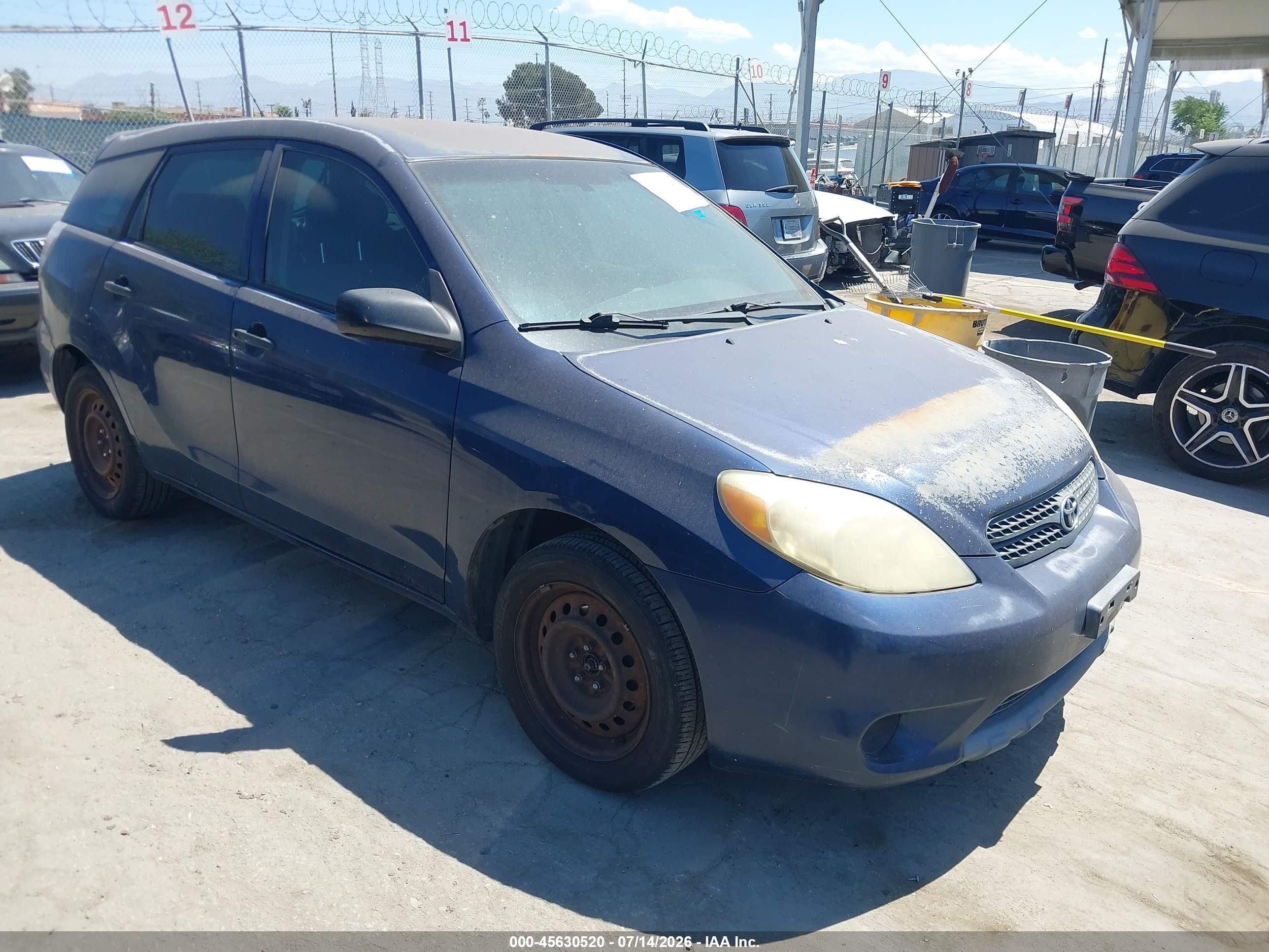 2006 Toyota Matrix   Dark Blue vin: 2T1KR32E06C616790