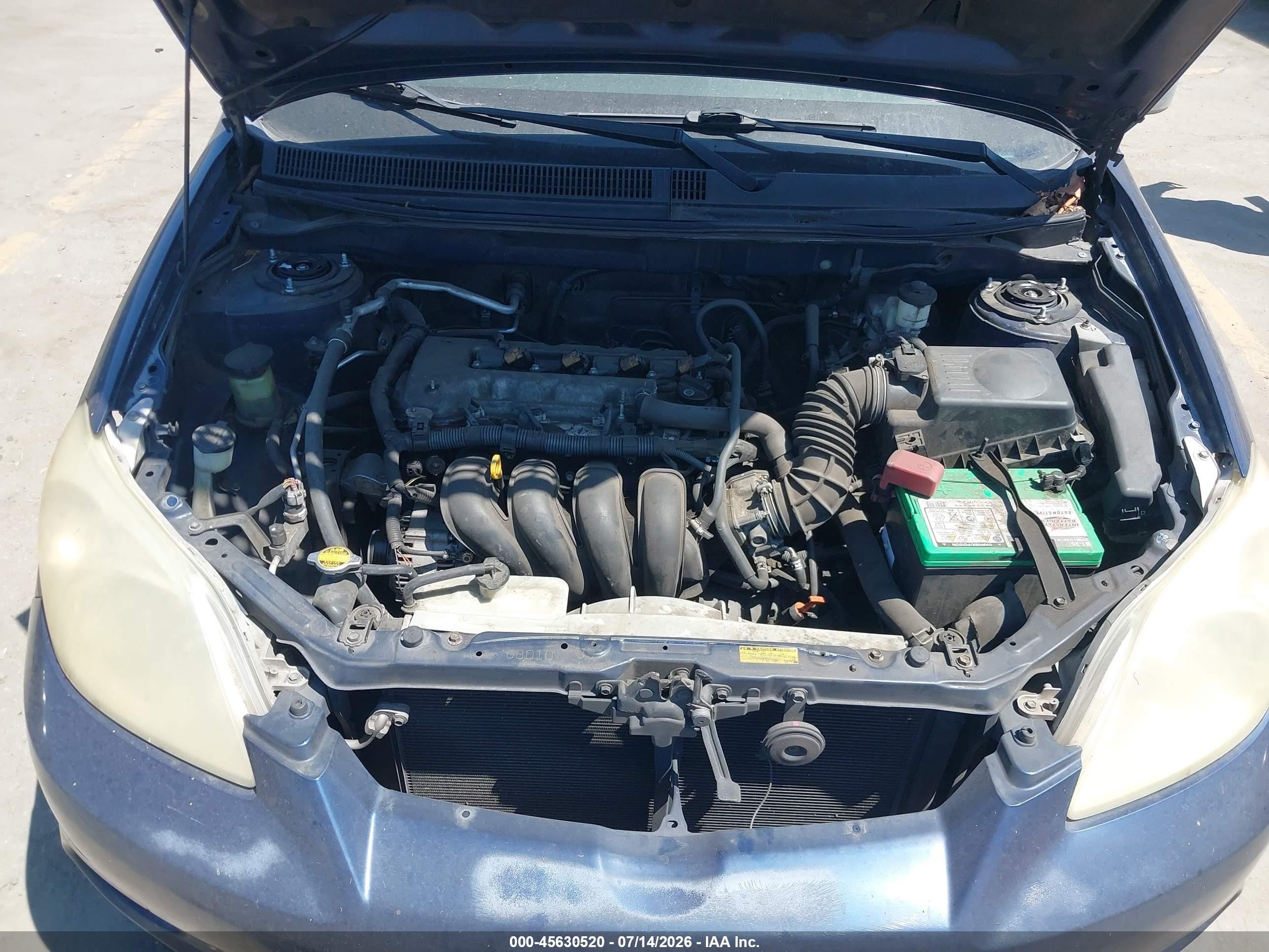 2006 Toyota Matrix   Dark Blue vin: 2T1KR32E06C616790