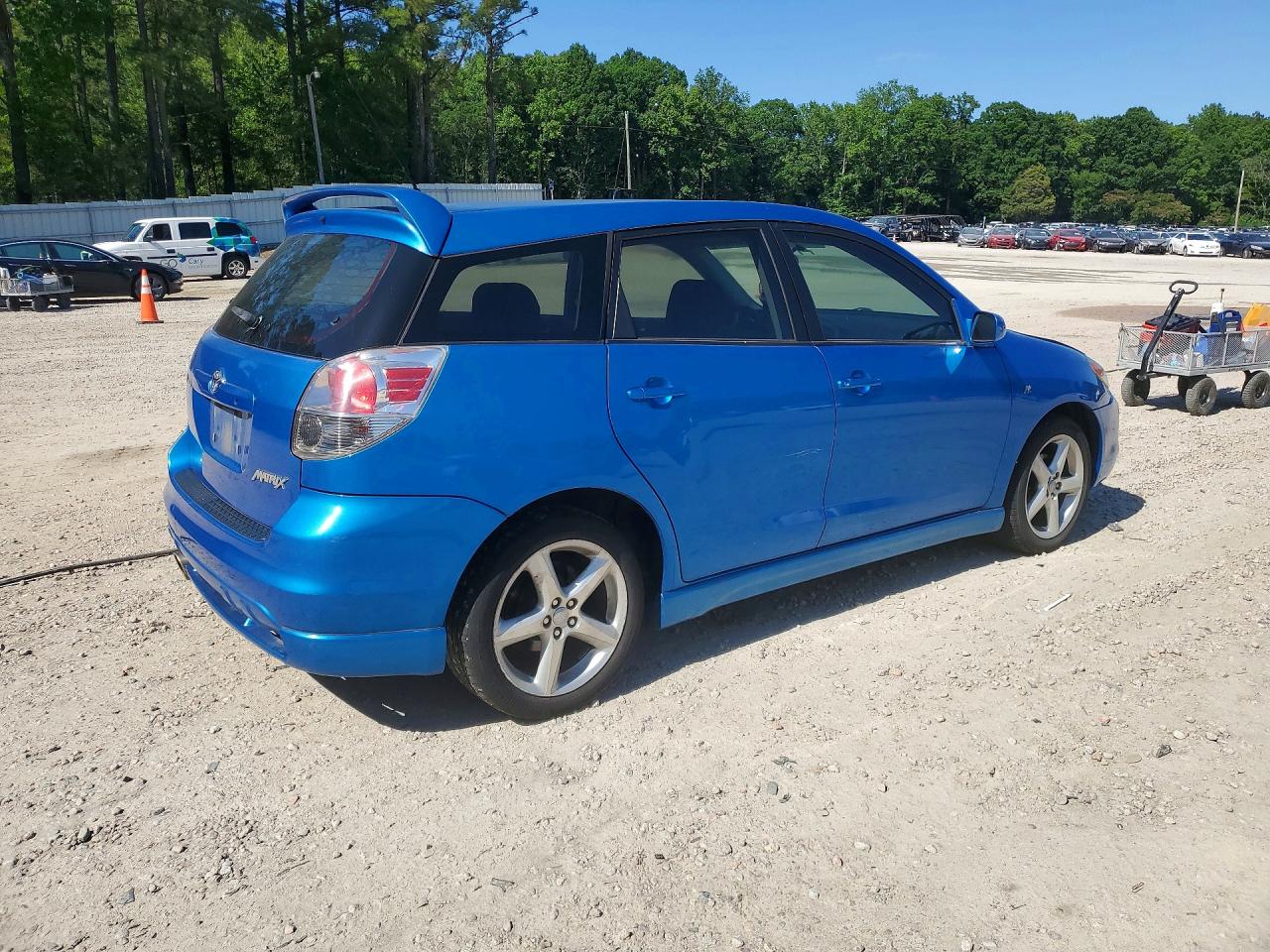 2007 Toyota Corolla Matrix Xr Blue vin: 2T1KR32E07C631582