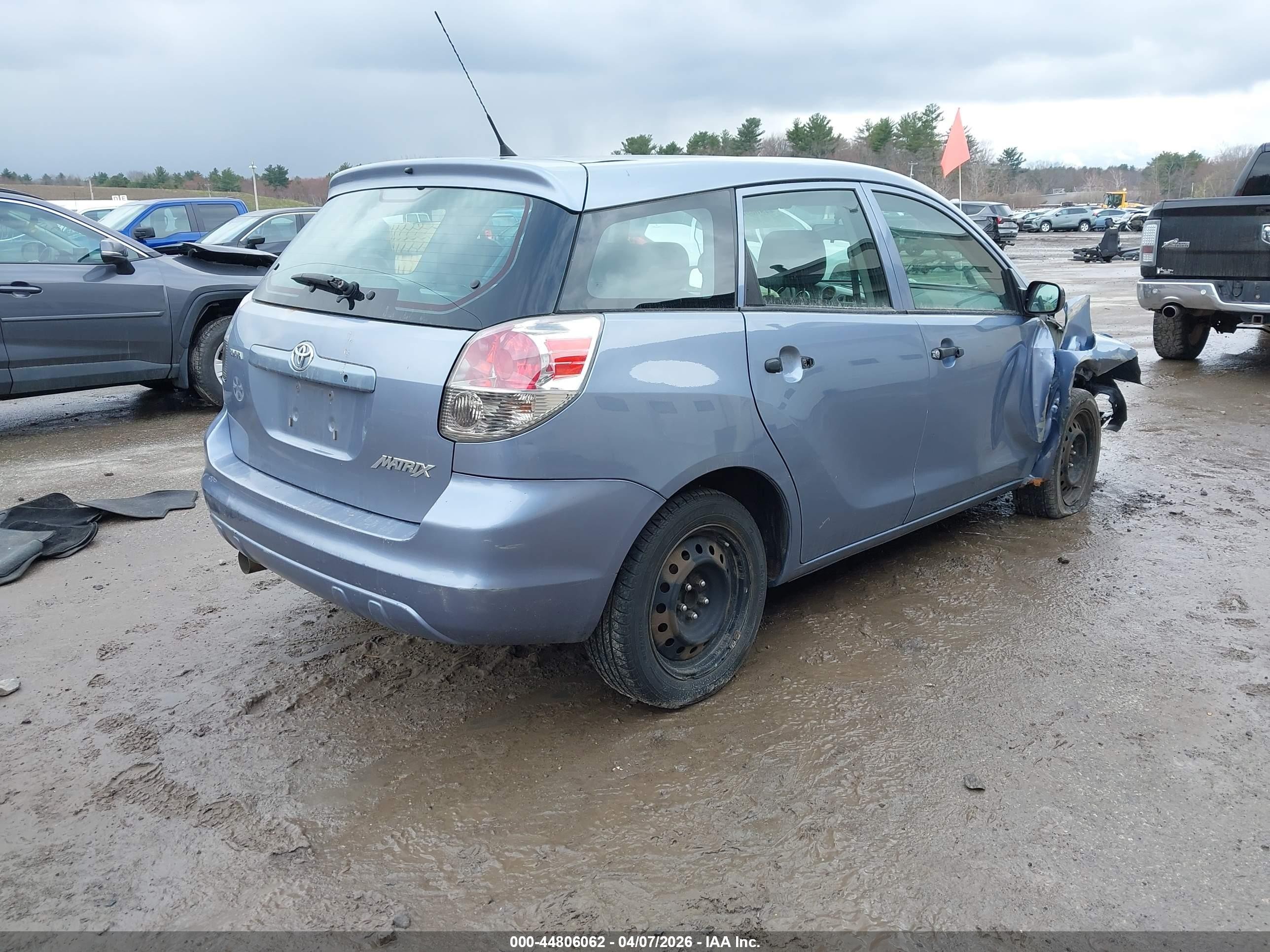 2007 Toyota Matrix Blue vin: 2T1KR32E07C633705