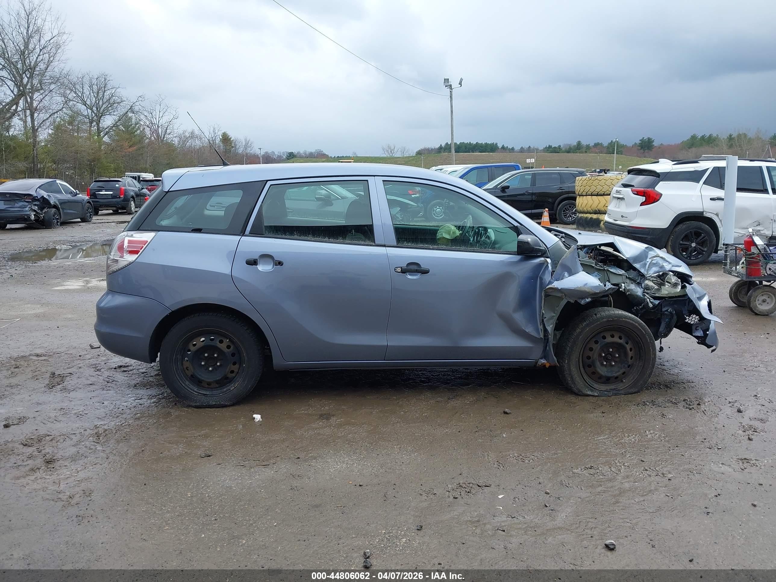 2007 Toyota Matrix Blue vin: 2T1KR32E07C633705