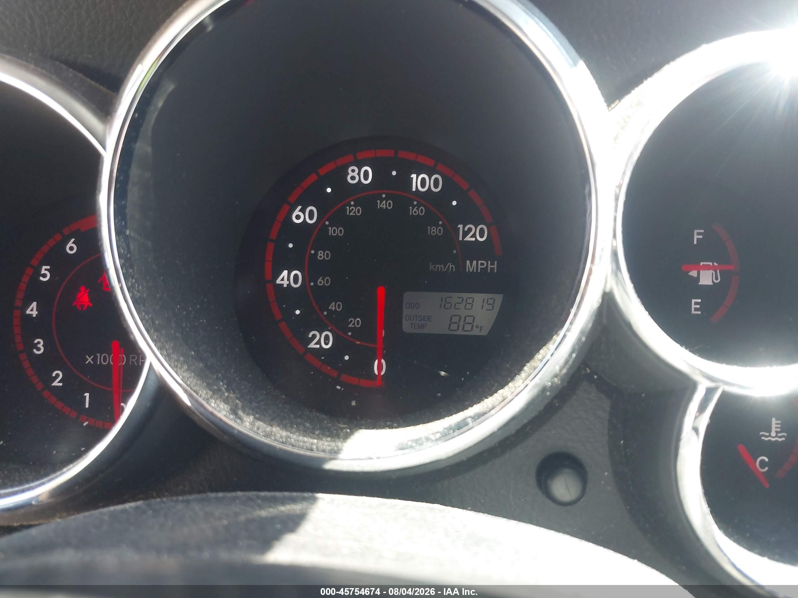 2007 Toyota Matrix Xr Red vin: 2T1KR32E07C661374