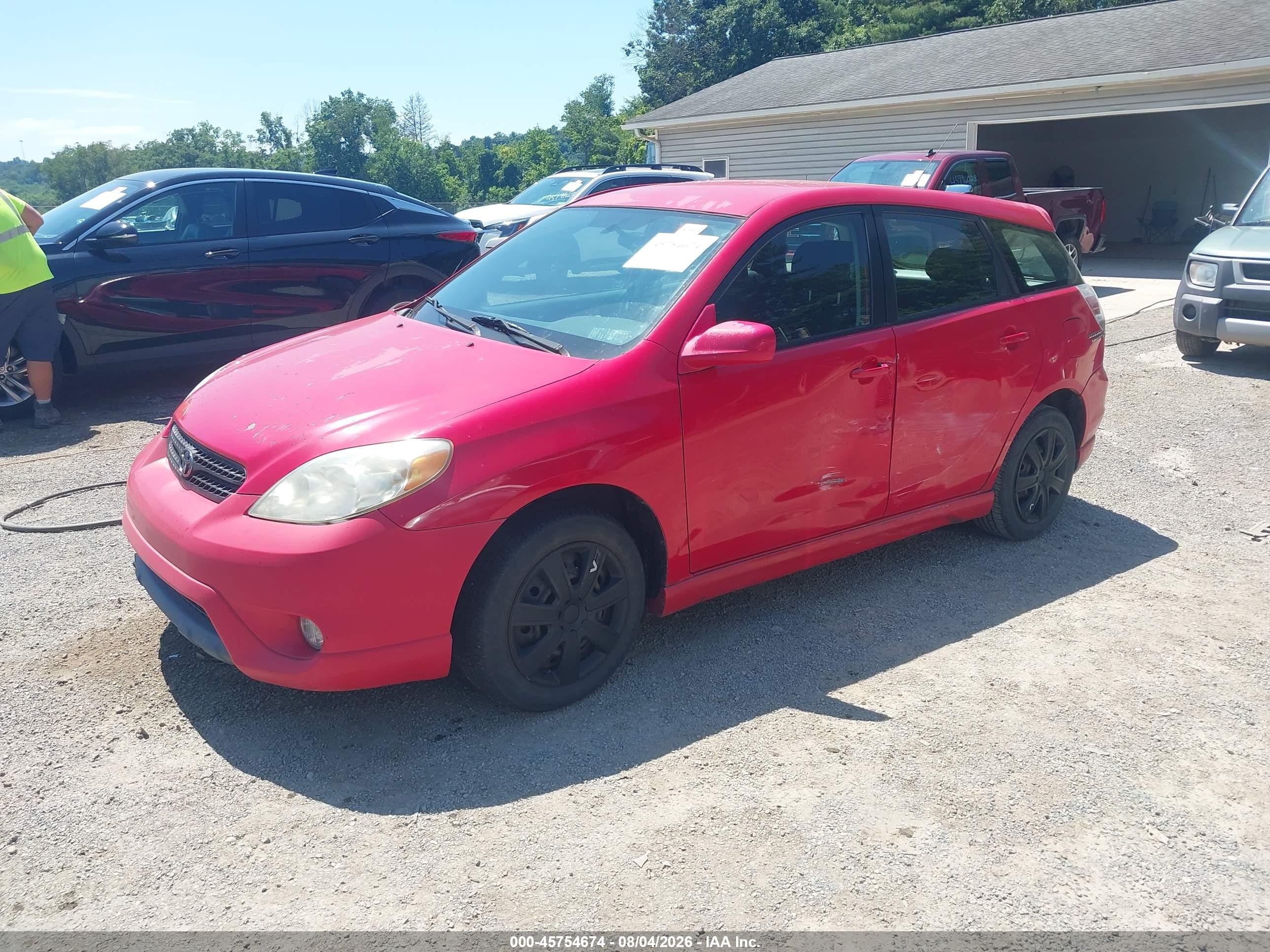 2007 Toyota Matrix Xr Red vin: 2T1KR32E07C661374