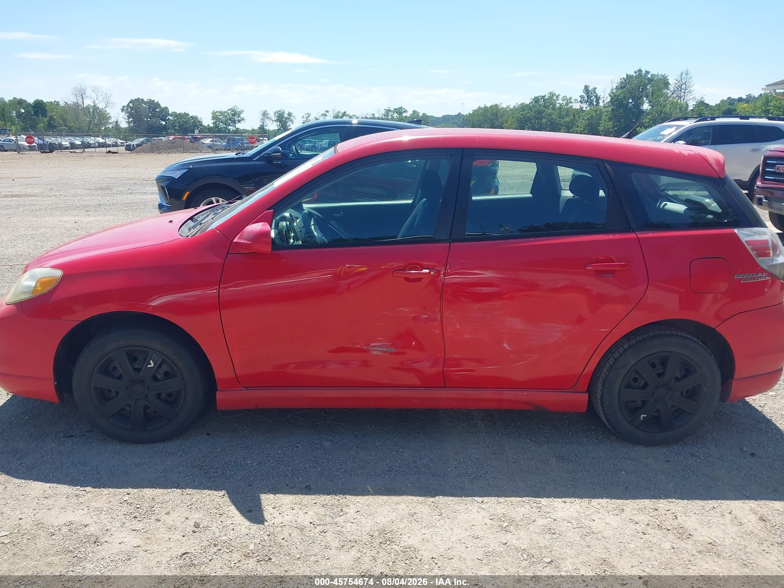 2007 Toyota Matrix Xr Red vin: 2T1KR32E07C661374