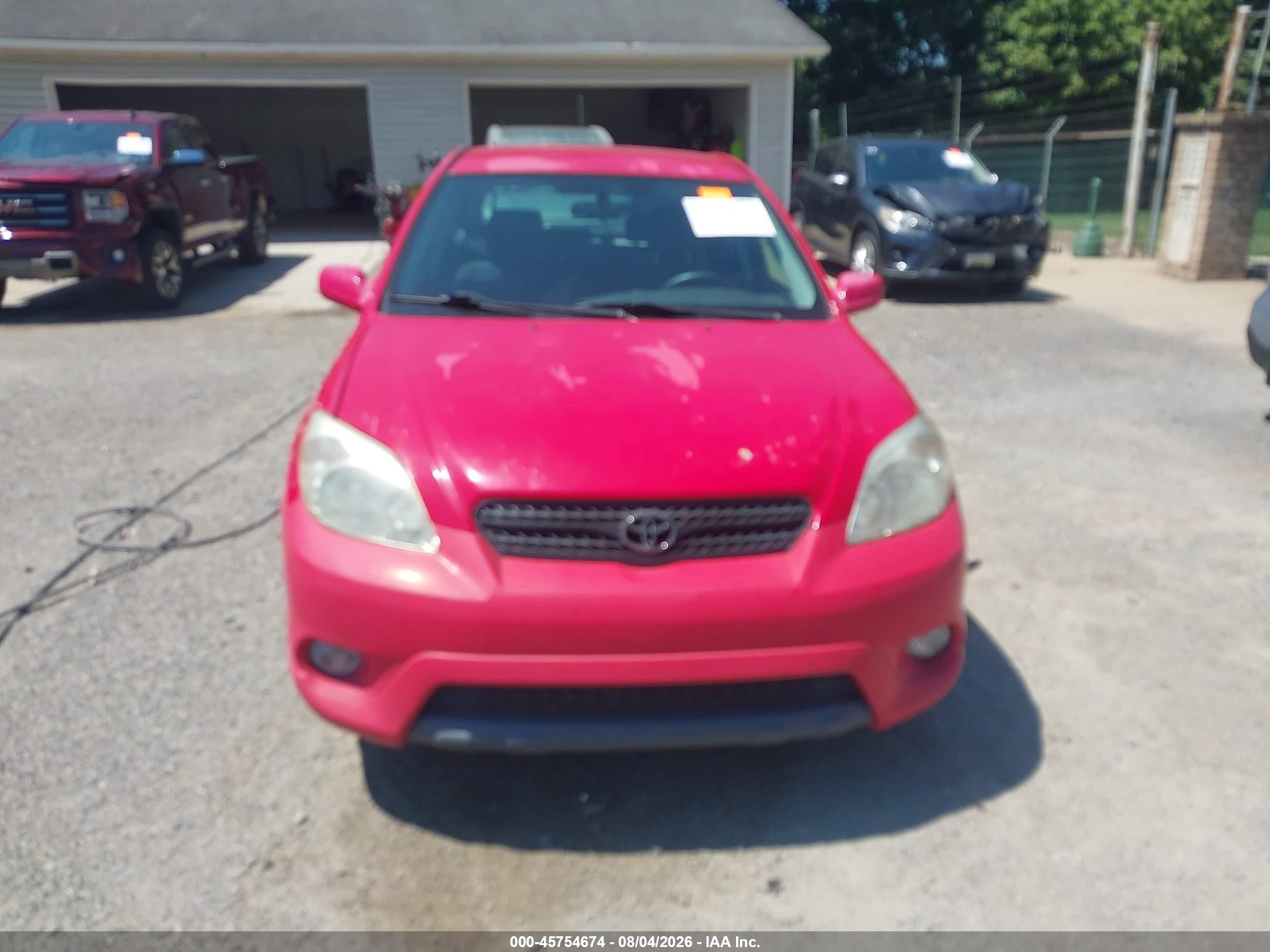 2007 Toyota Matrix Xr Red vin: 2T1KR32E07C661374