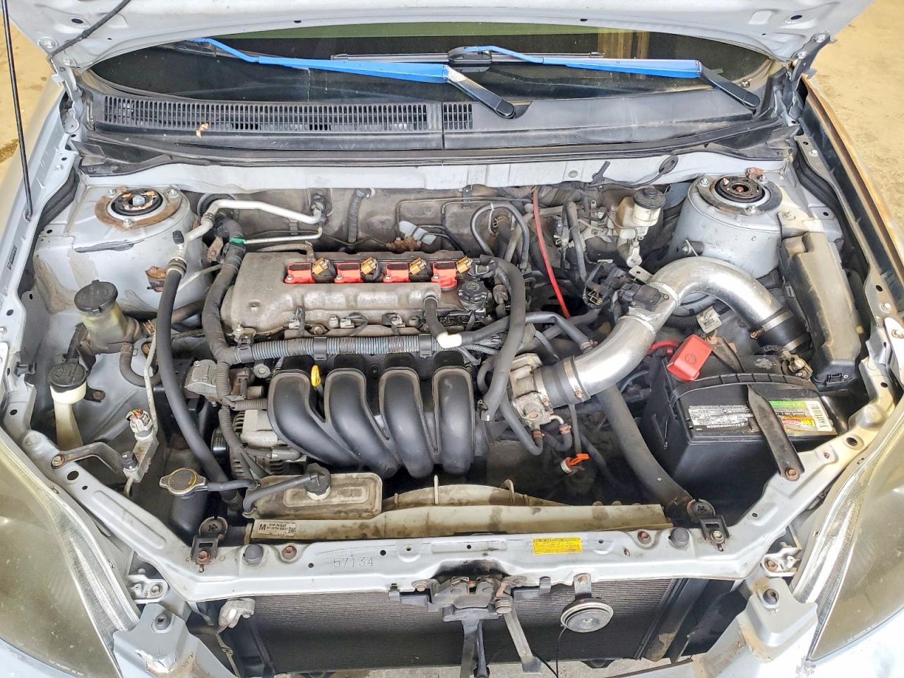 2007 Toyota Matrix Xr Silver vin: 2T1KR32E07C674576