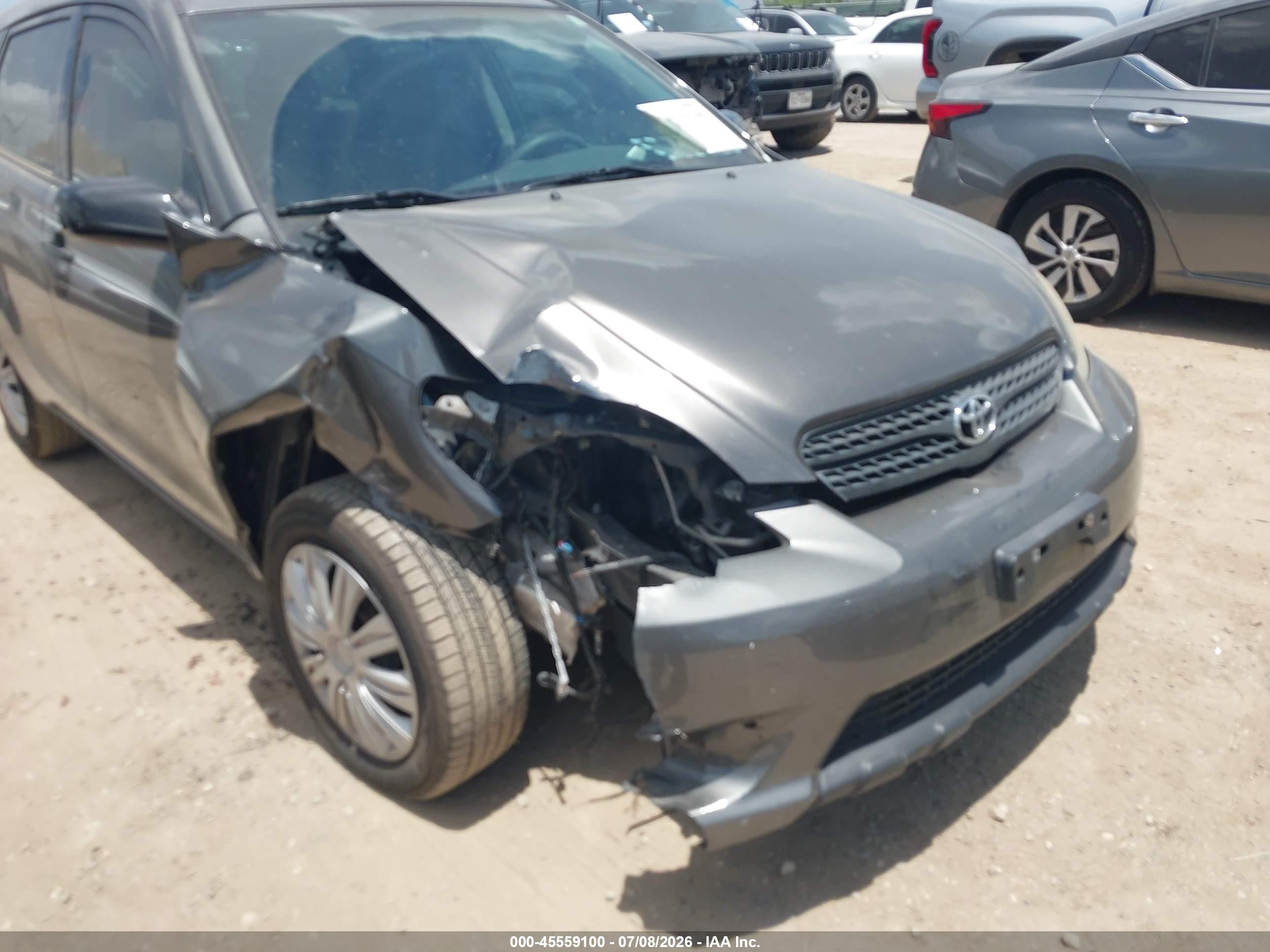 2008 Toyota Matrix Std Gray vin: 2T1KR32E08C709389