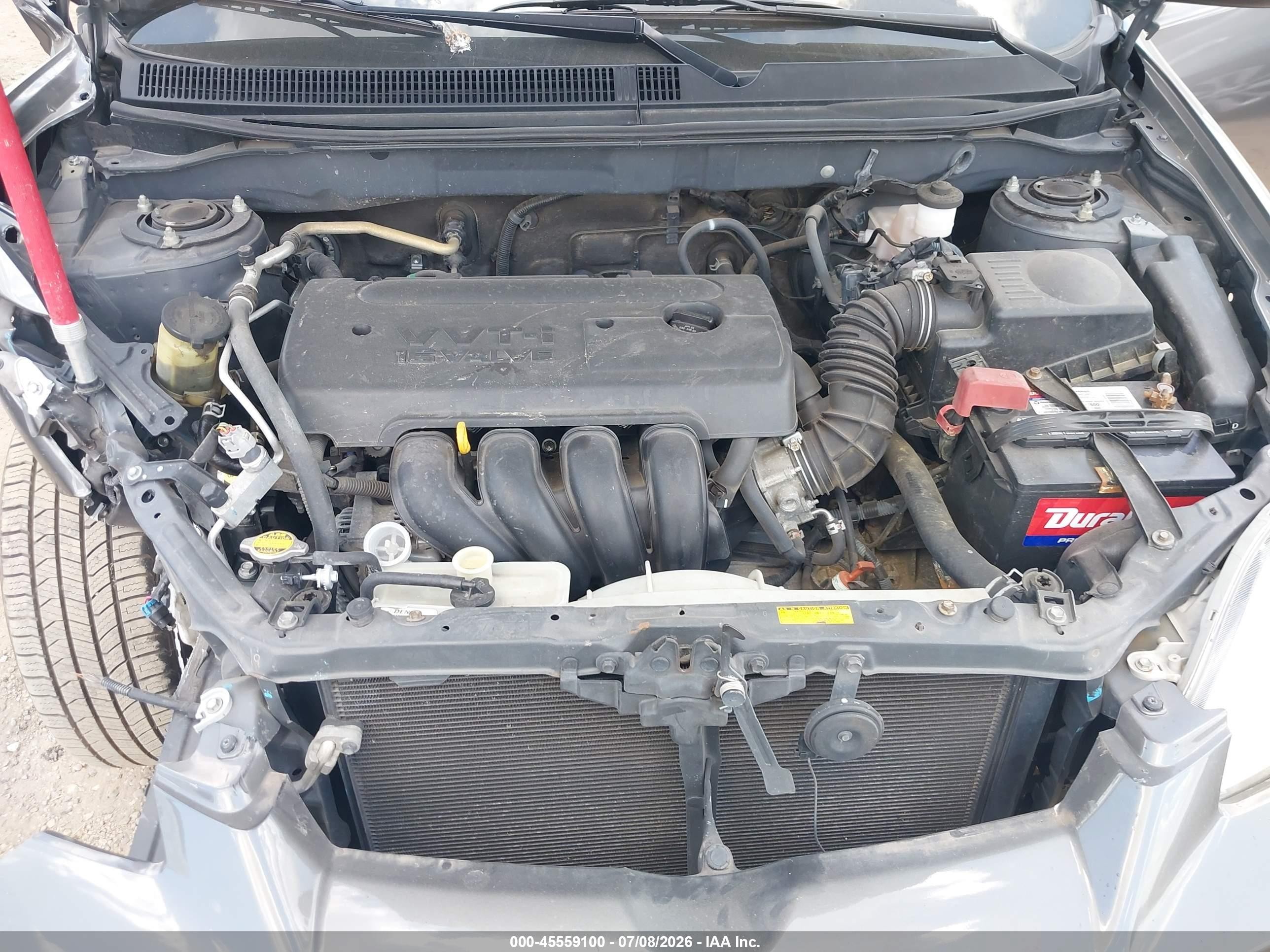 2008 Toyota Matrix Std Gray vin: 2T1KR32E08C709389