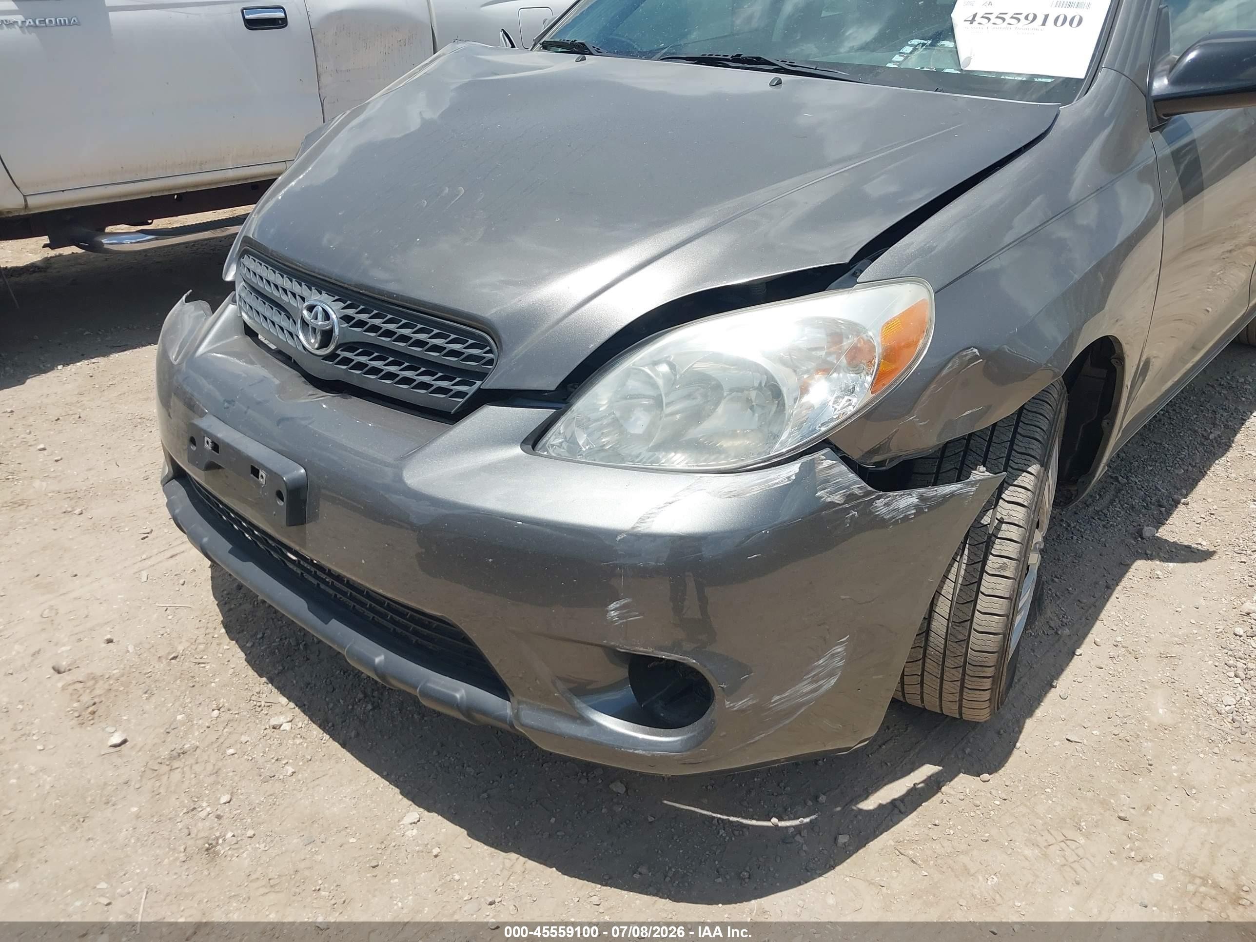2008 Toyota Matrix Std Gray vin: 2T1KR32E08C709389