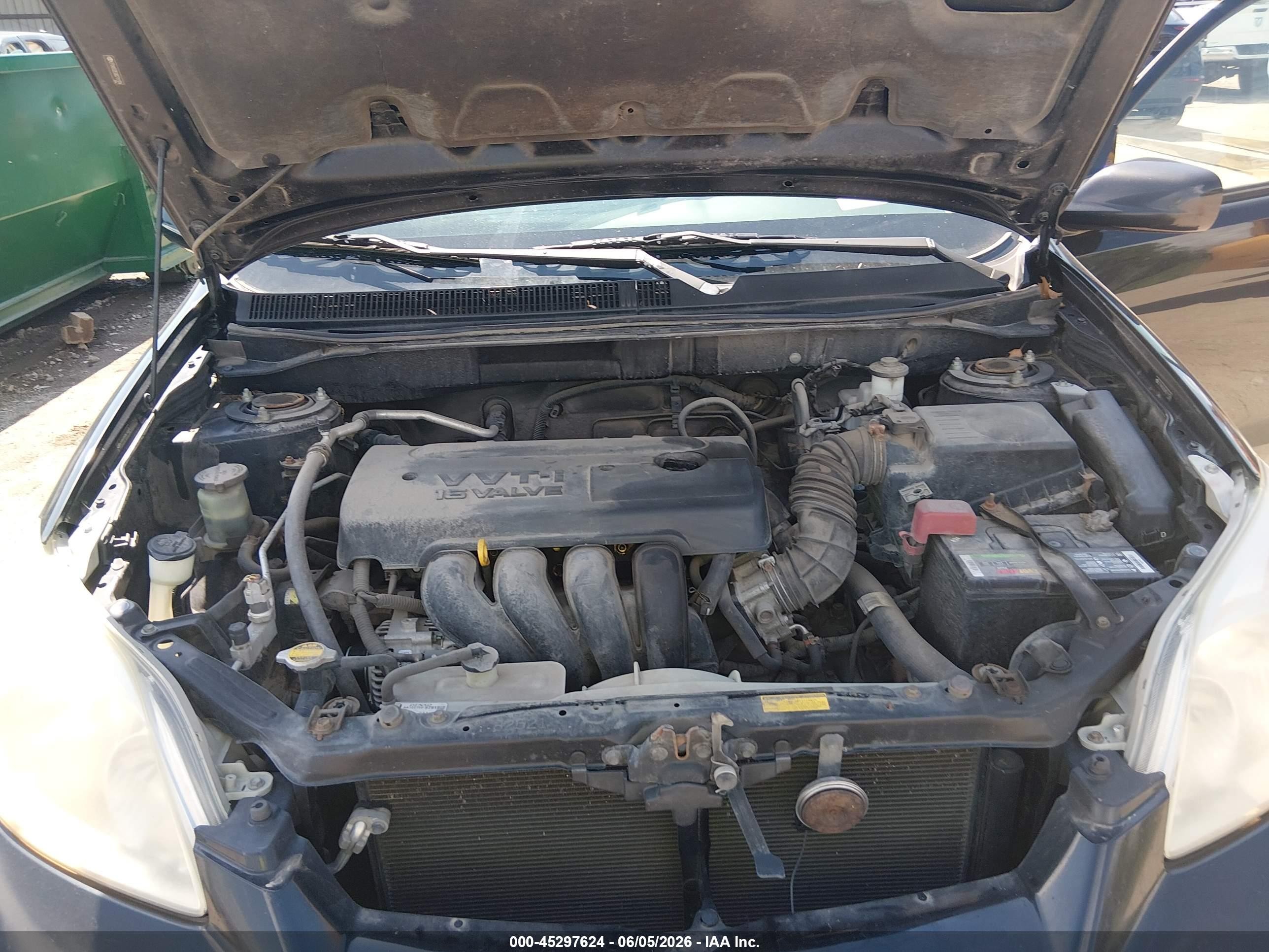 2008 Toyota Matrix Xr Black vin: 2T1KR32E08C711174