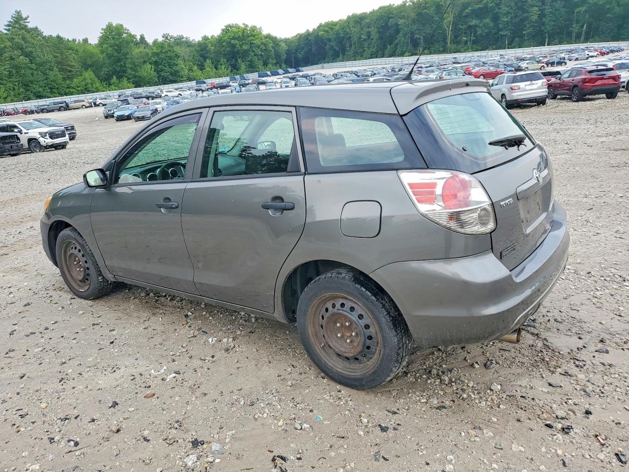 2008 Toyota Matrix Base Gray vin: 2T1KR32E08C717234