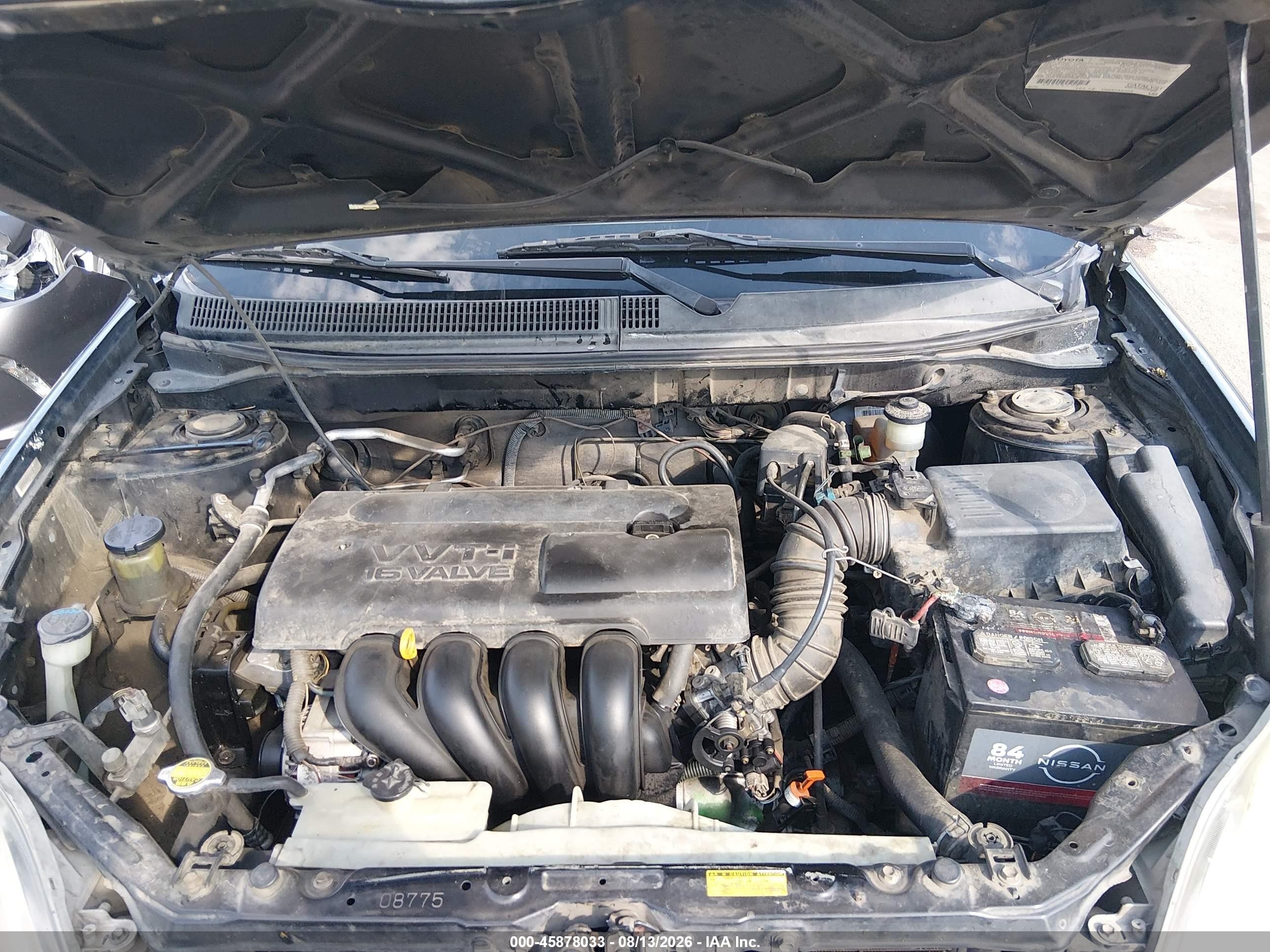 2003 Toyota Matrix Xr Black vin: 2T1KR32E13C042860