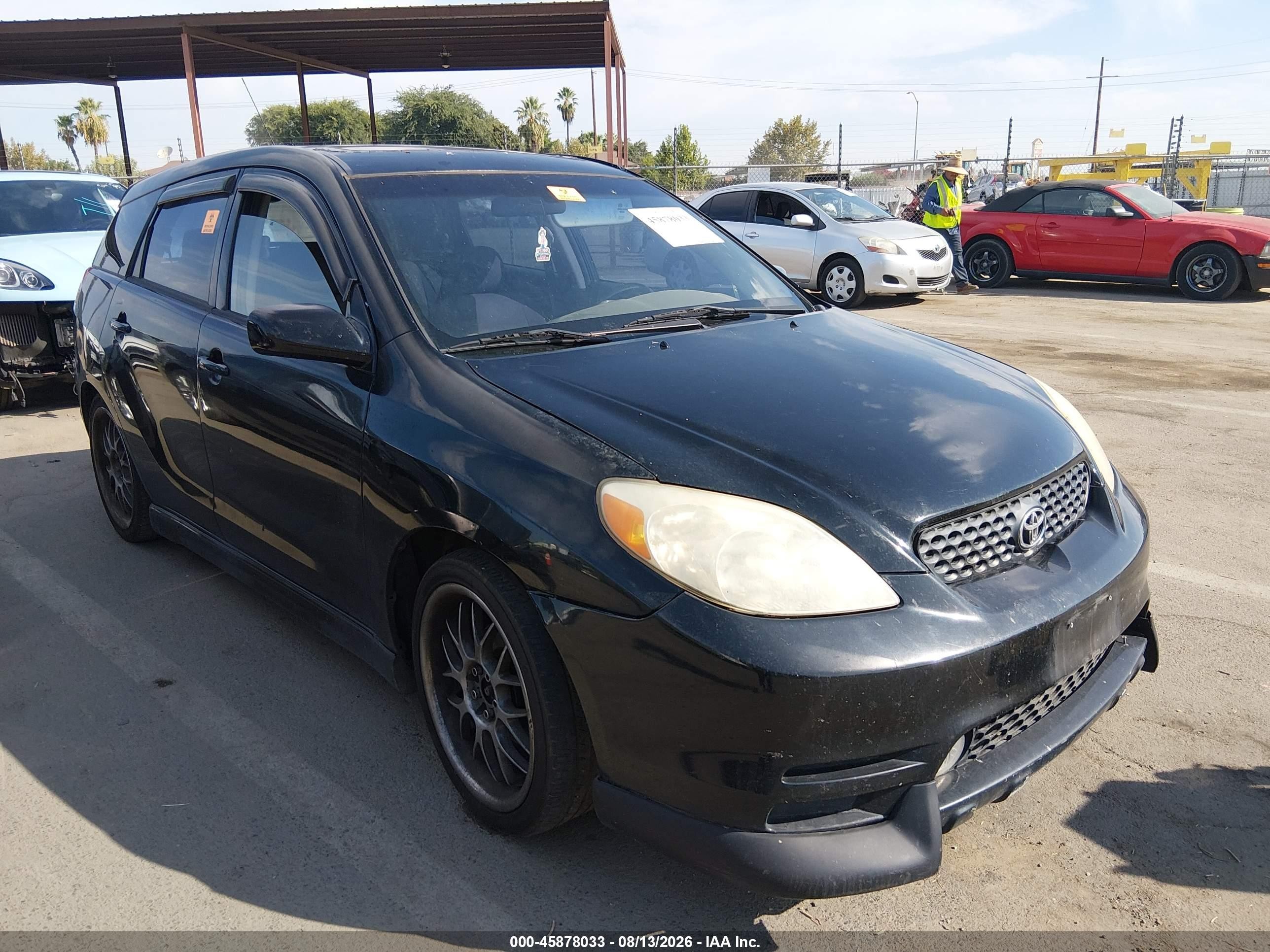 2003 Toyota Matrix Xr Black vin: 2T1KR32E13C042860