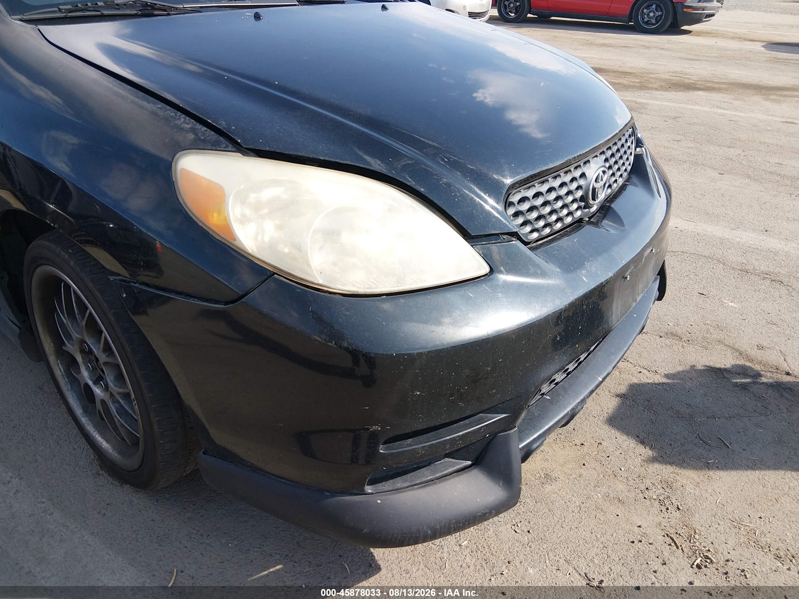 2003 Toyota Matrix Xr Black vin: 2T1KR32E13C042860