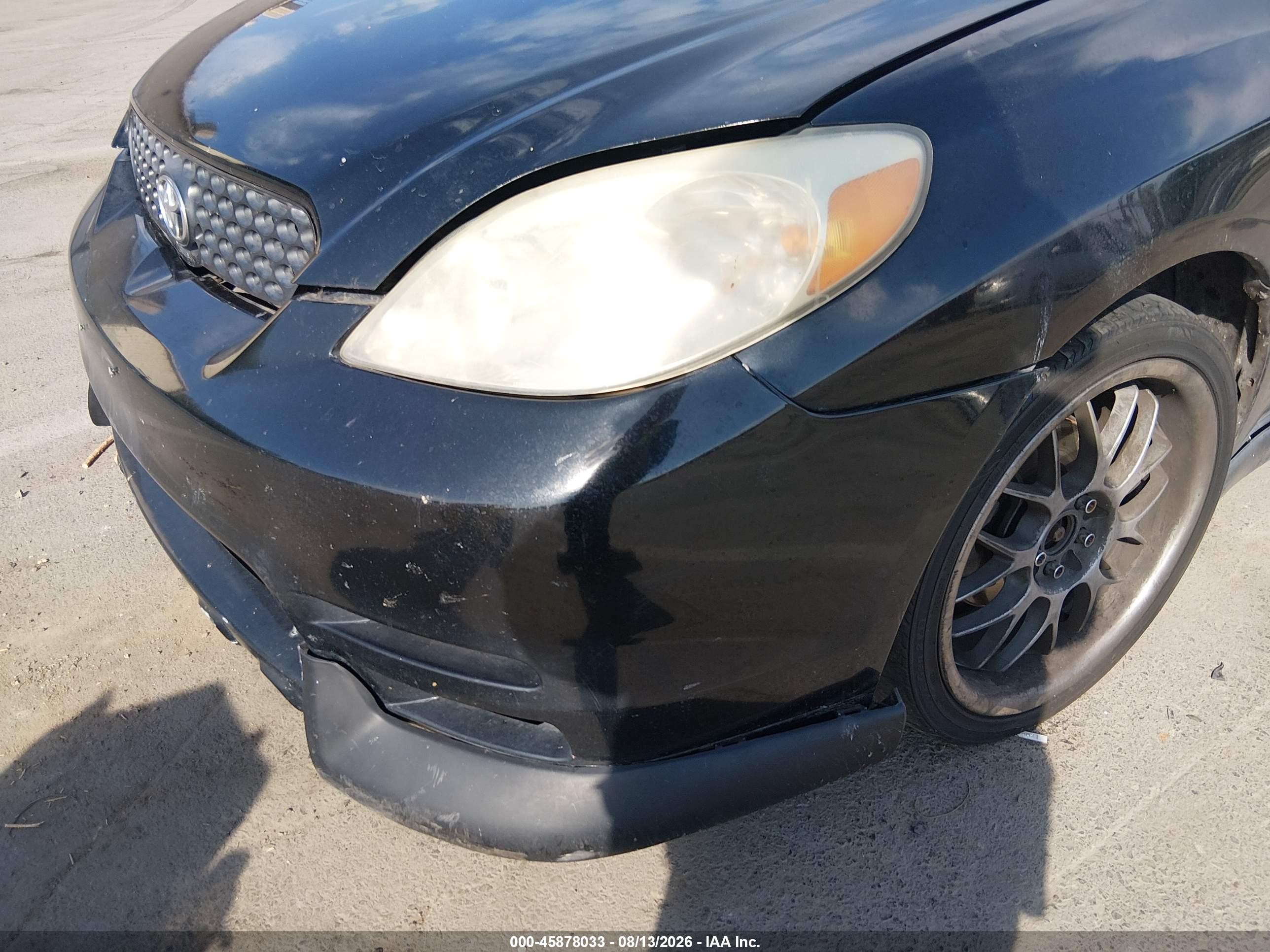 2003 Toyota Matrix Xr Black vin: 2T1KR32E13C042860