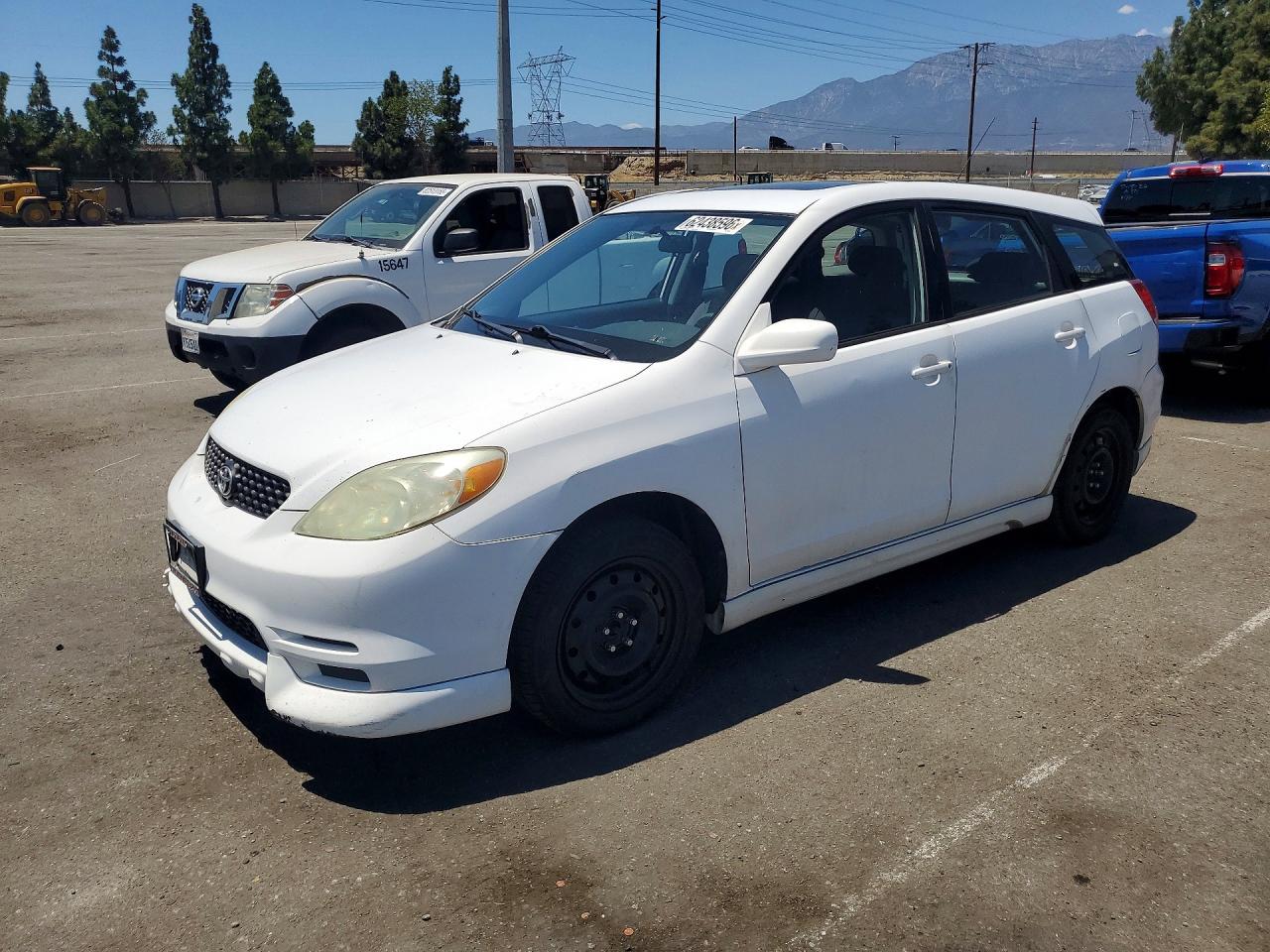 2003 Toyota Matrix Xr White vin: 2T1KR32E13C058248