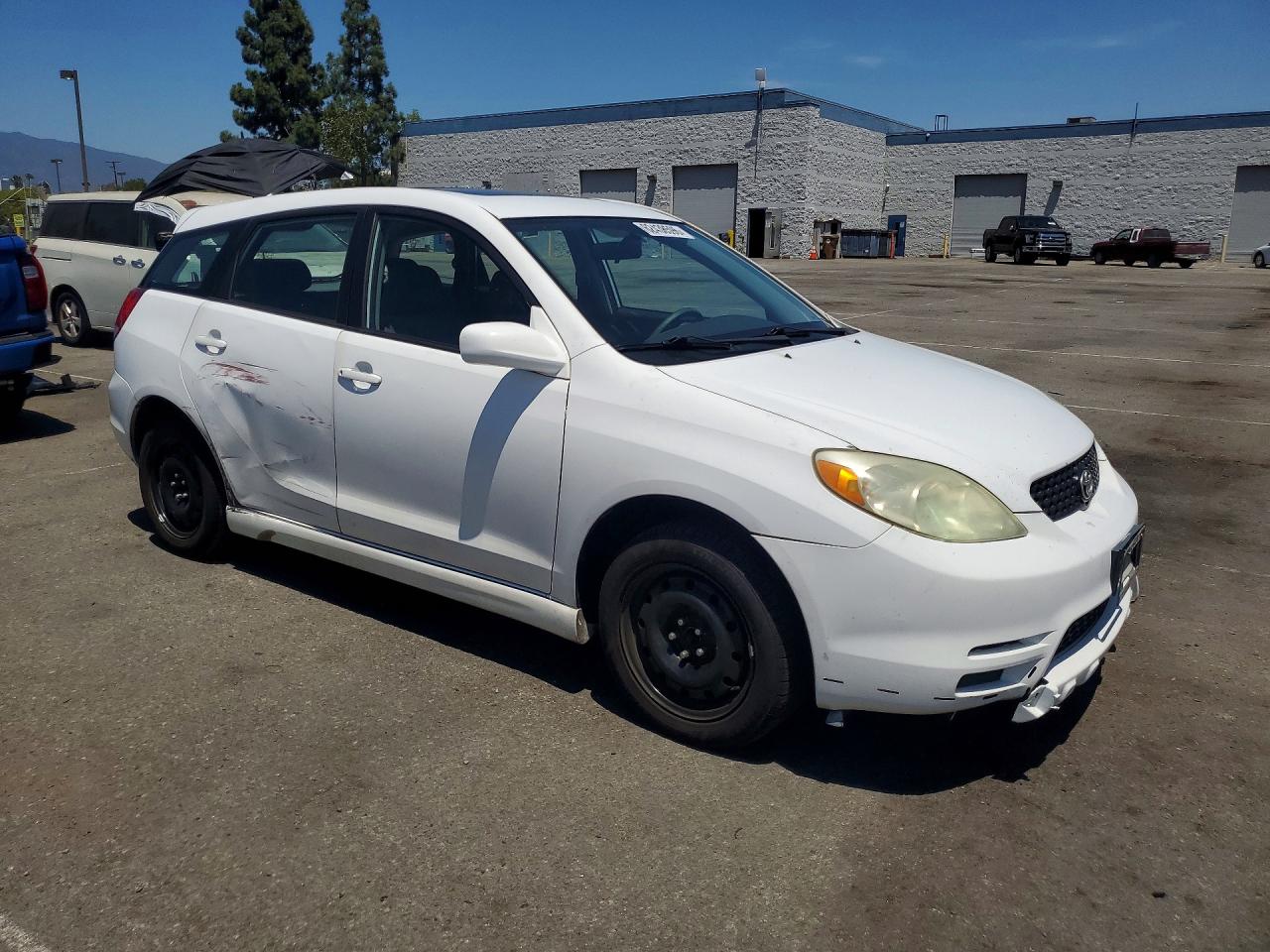 2003 Toyota Matrix Xr White vin: 2T1KR32E13C058248