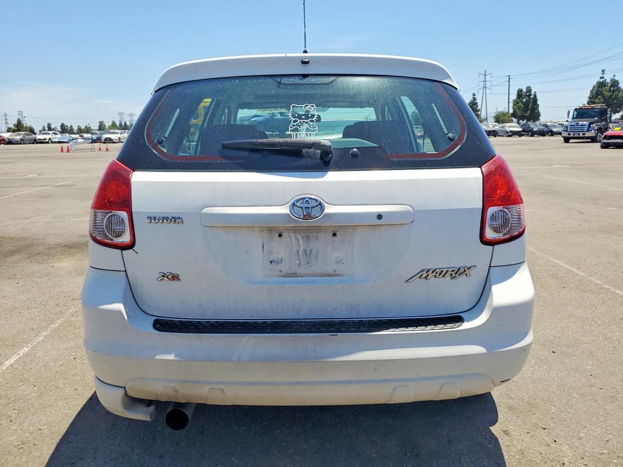2003 Toyota Matrix Xr White vin: 2T1KR32E13C058248