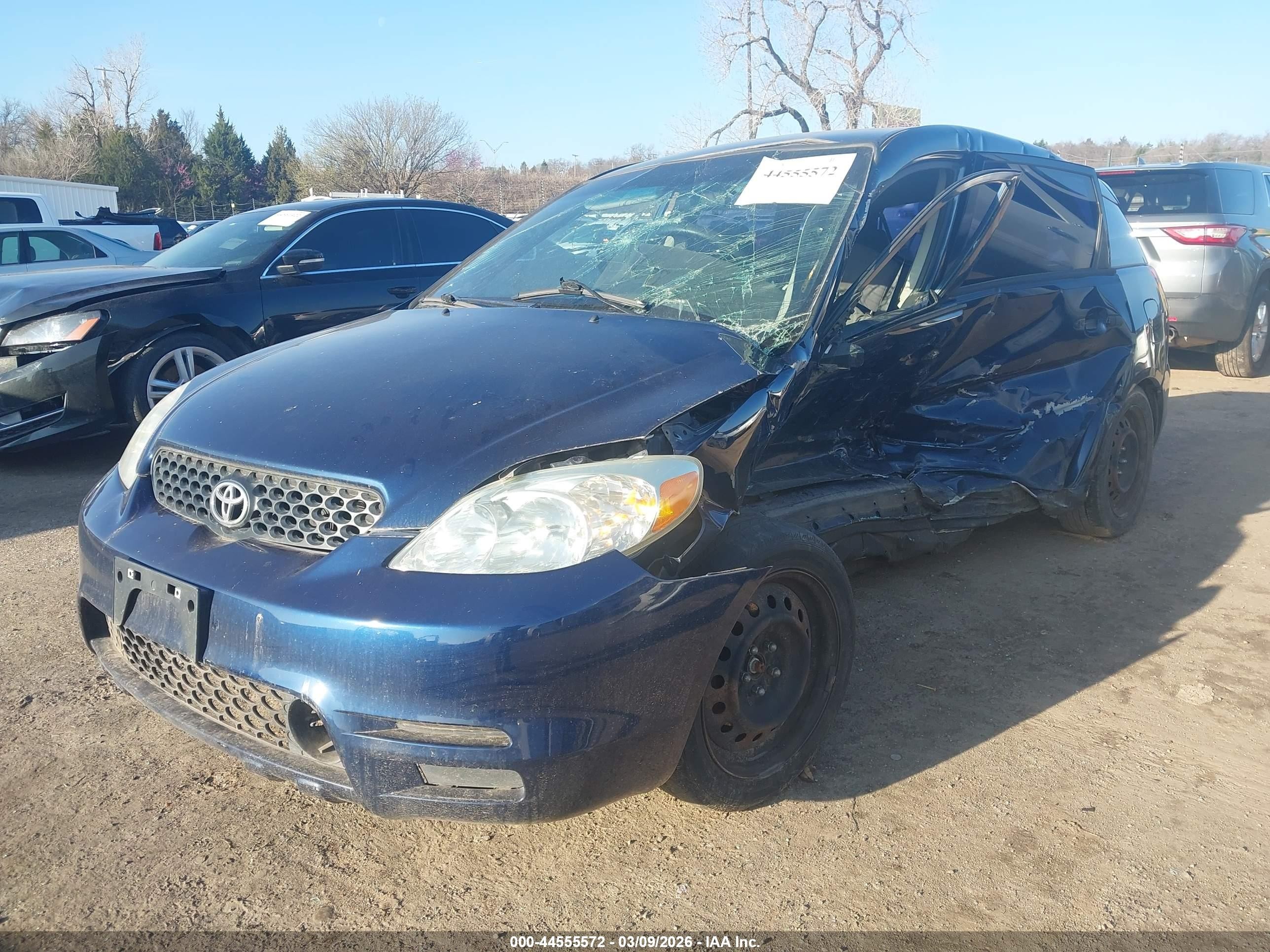 2003 Toyota Matrix Standard Blue vin: 2T1KR32E13C072988