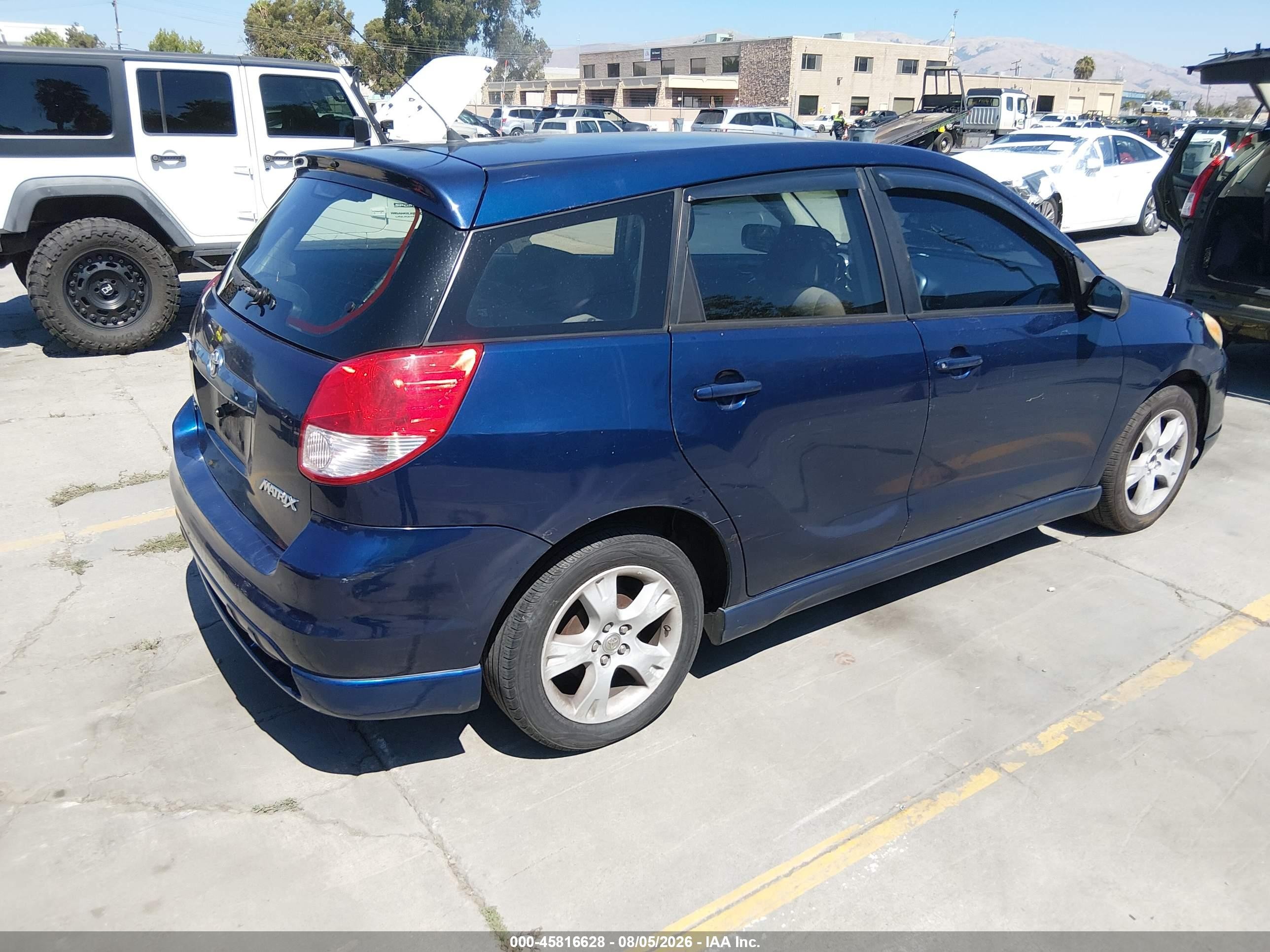 2003 Toyota Matrix Xr Синий vin: 2T1KR32E13C124457