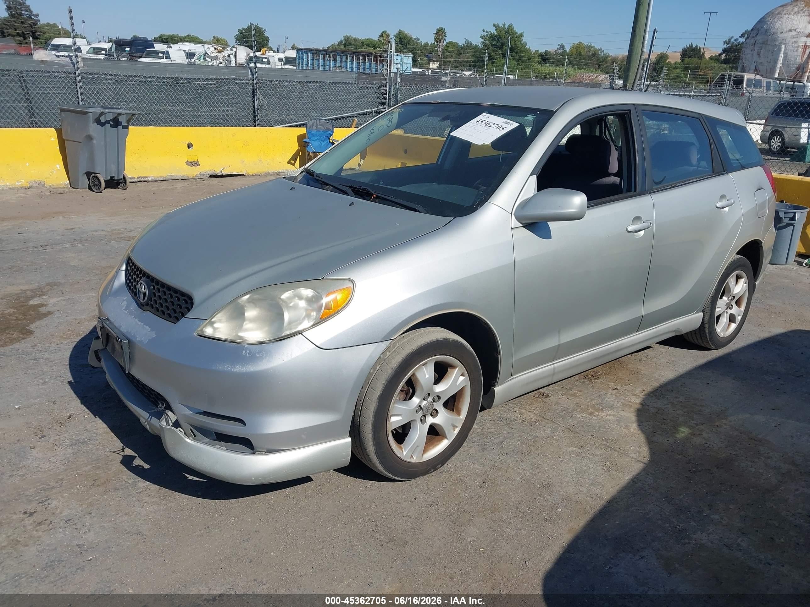 2004 Toyota Matrix Xr Gray vin: 2T1KR32E14C219070