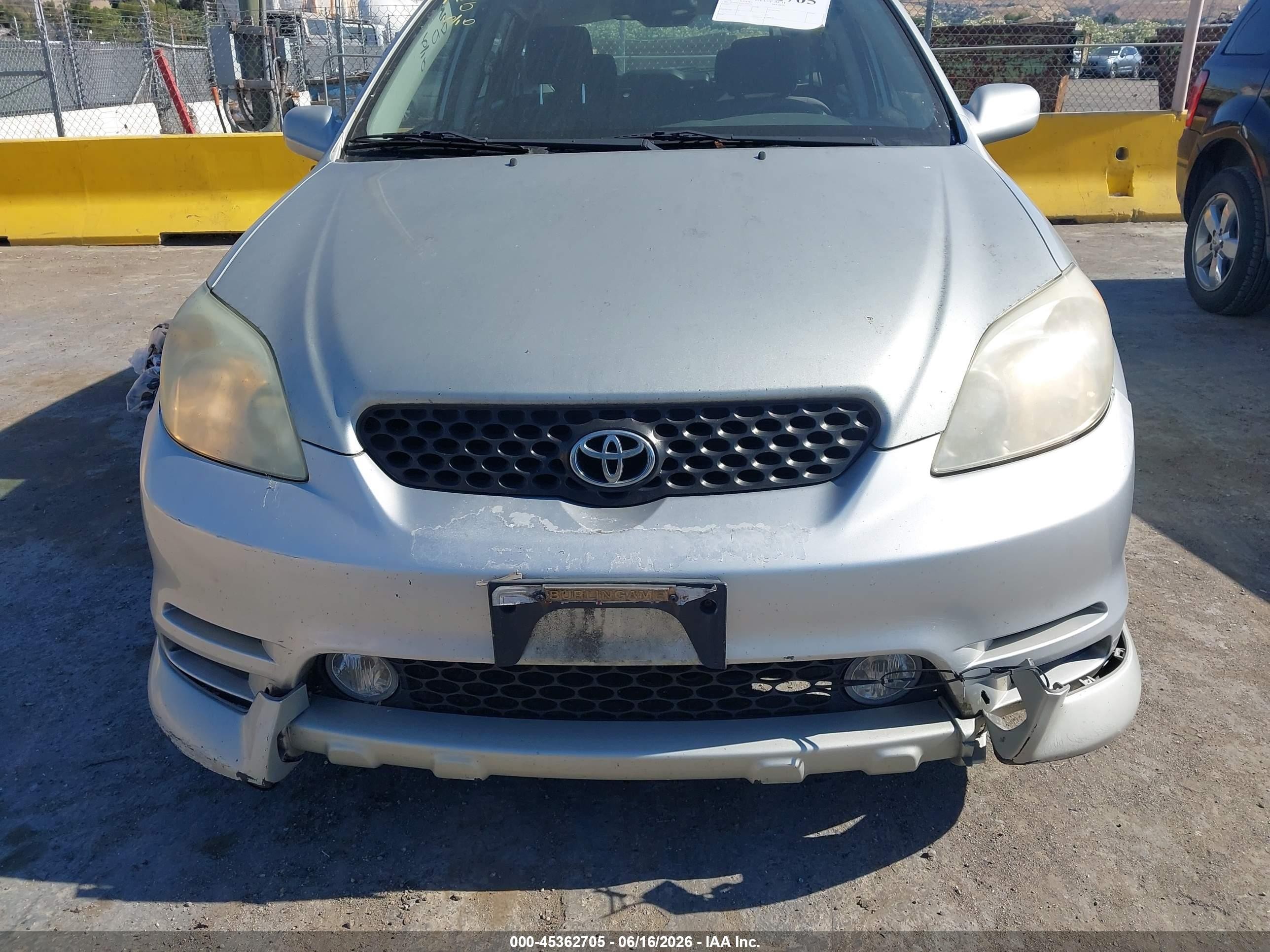 2004 Toyota Matrix Xr Gray vin: 2T1KR32E14C219070