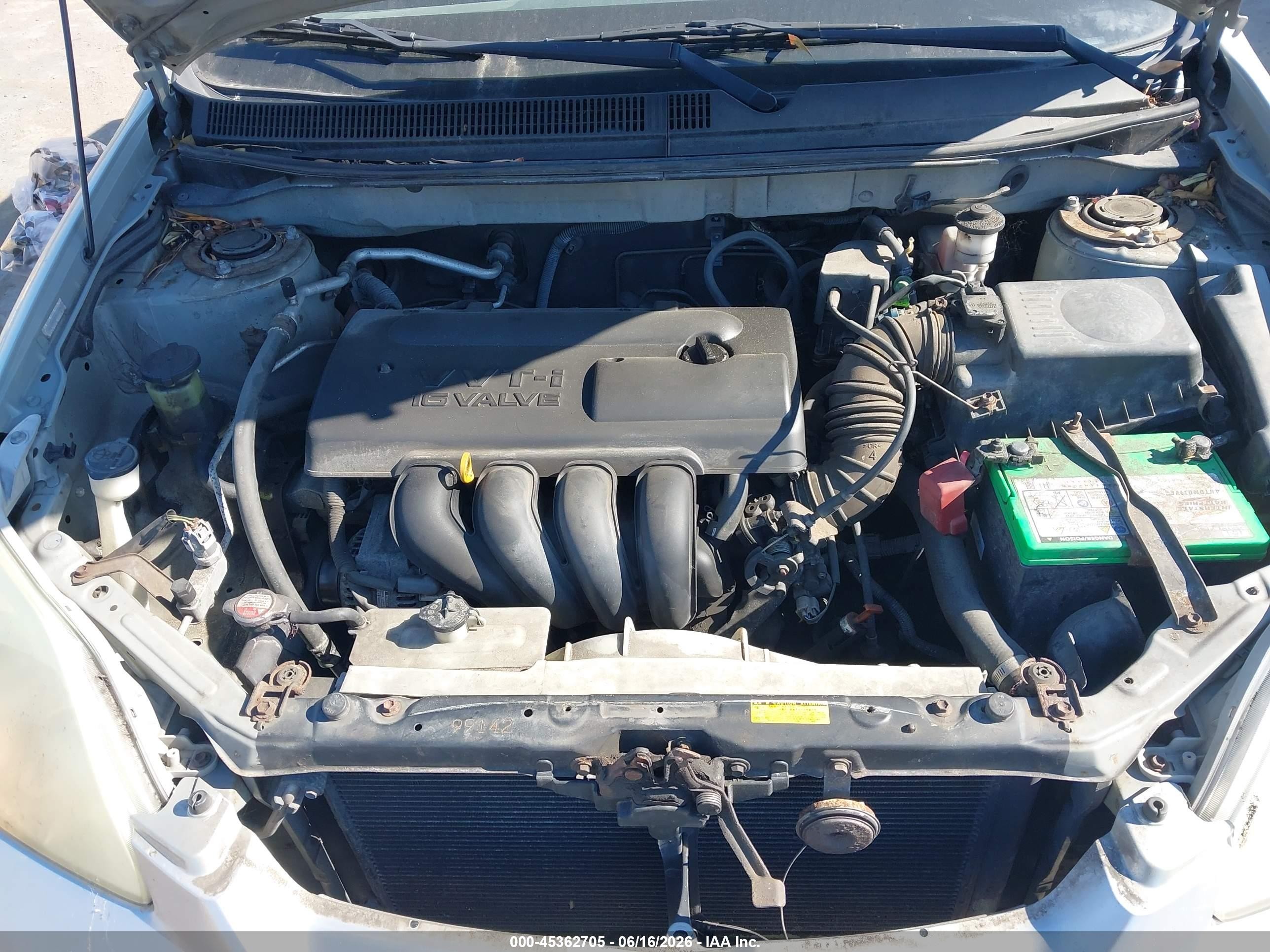 2004 Toyota Matrix Xr Gray vin: 2T1KR32E14C219070