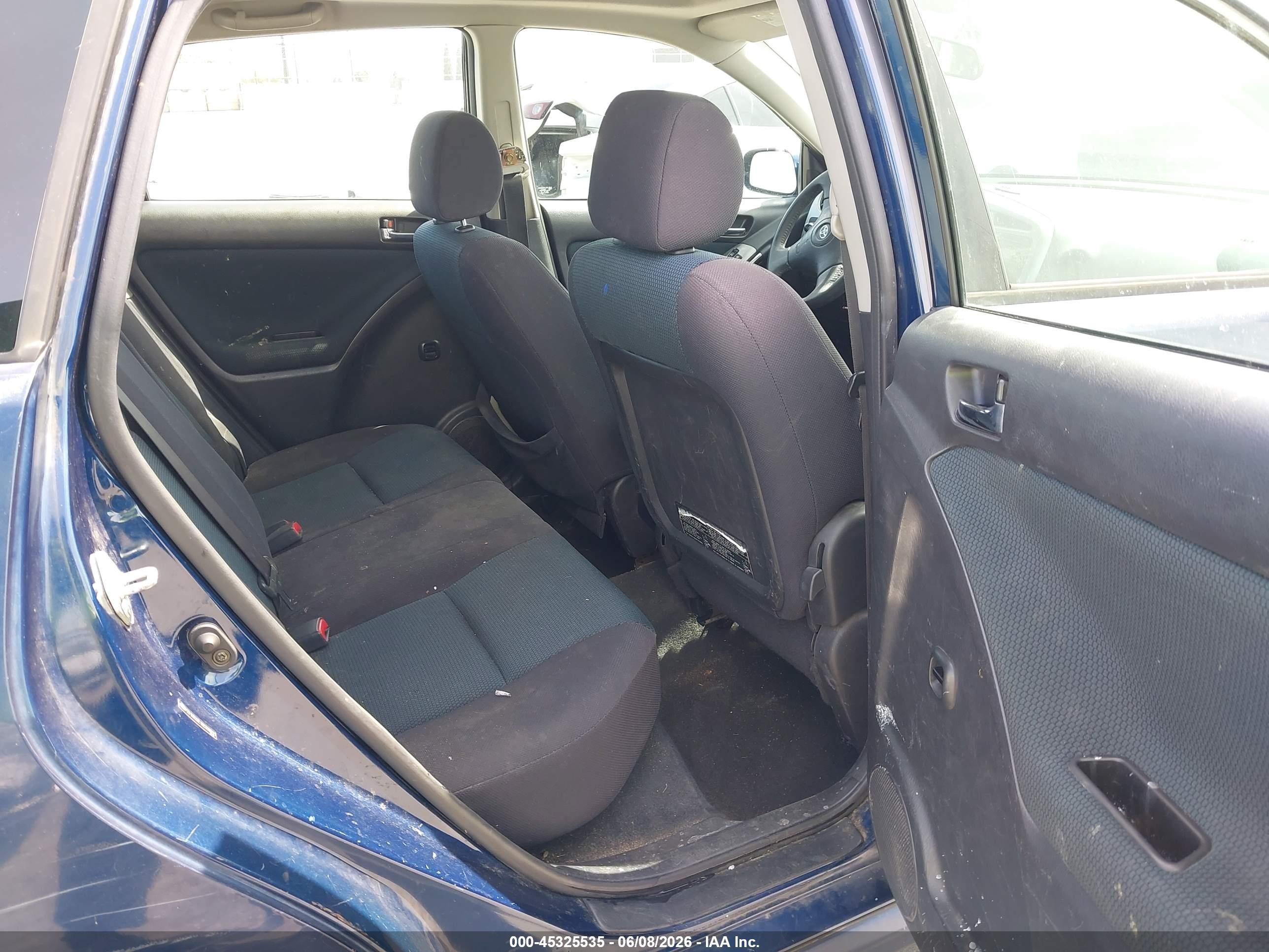 2006 Toyota Matrix Xr Blue vin: 2T1KR32E16C558611