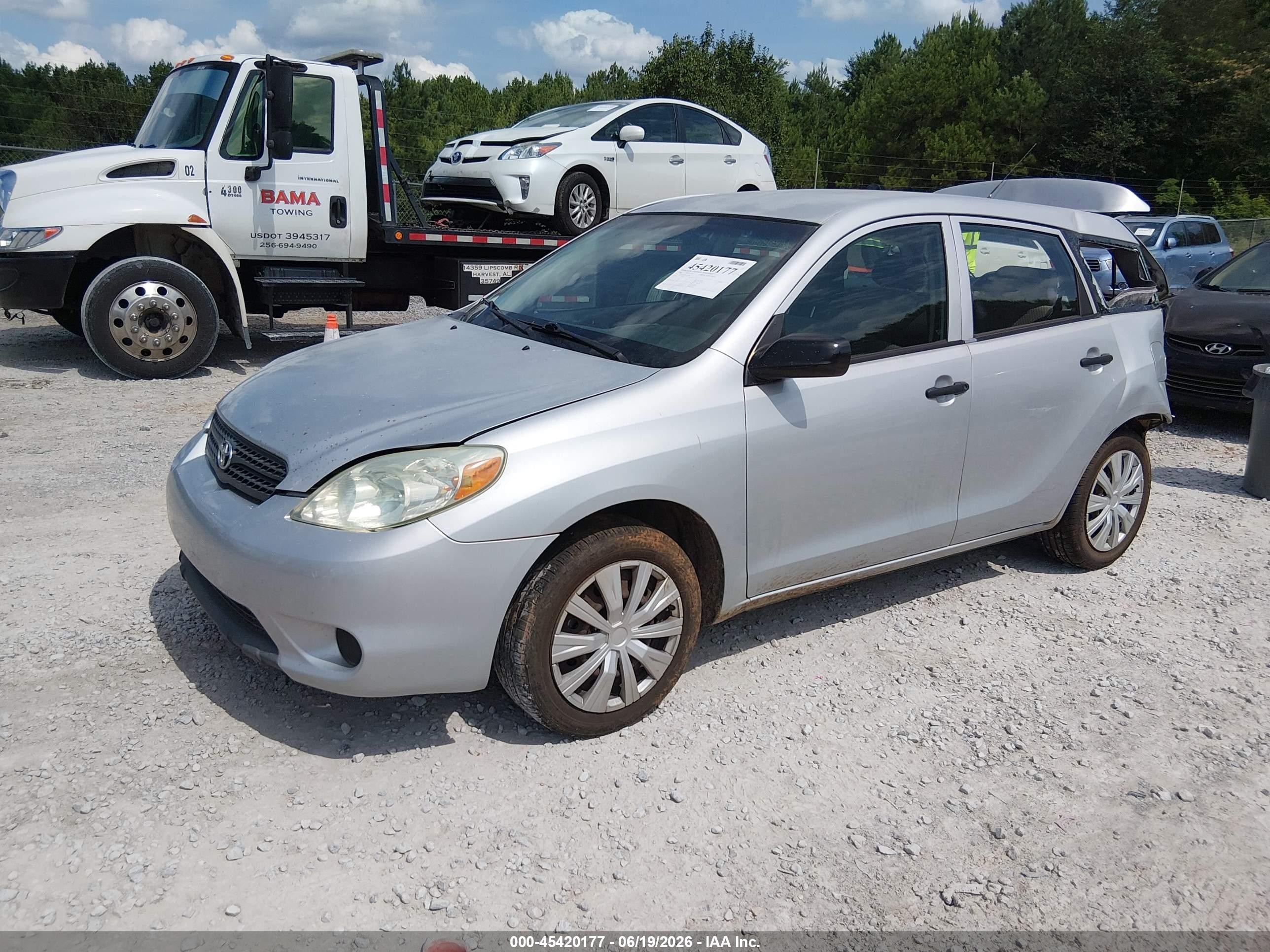 2006 Toyota Matrix   Серый vin: 2T1KR32E16C621805