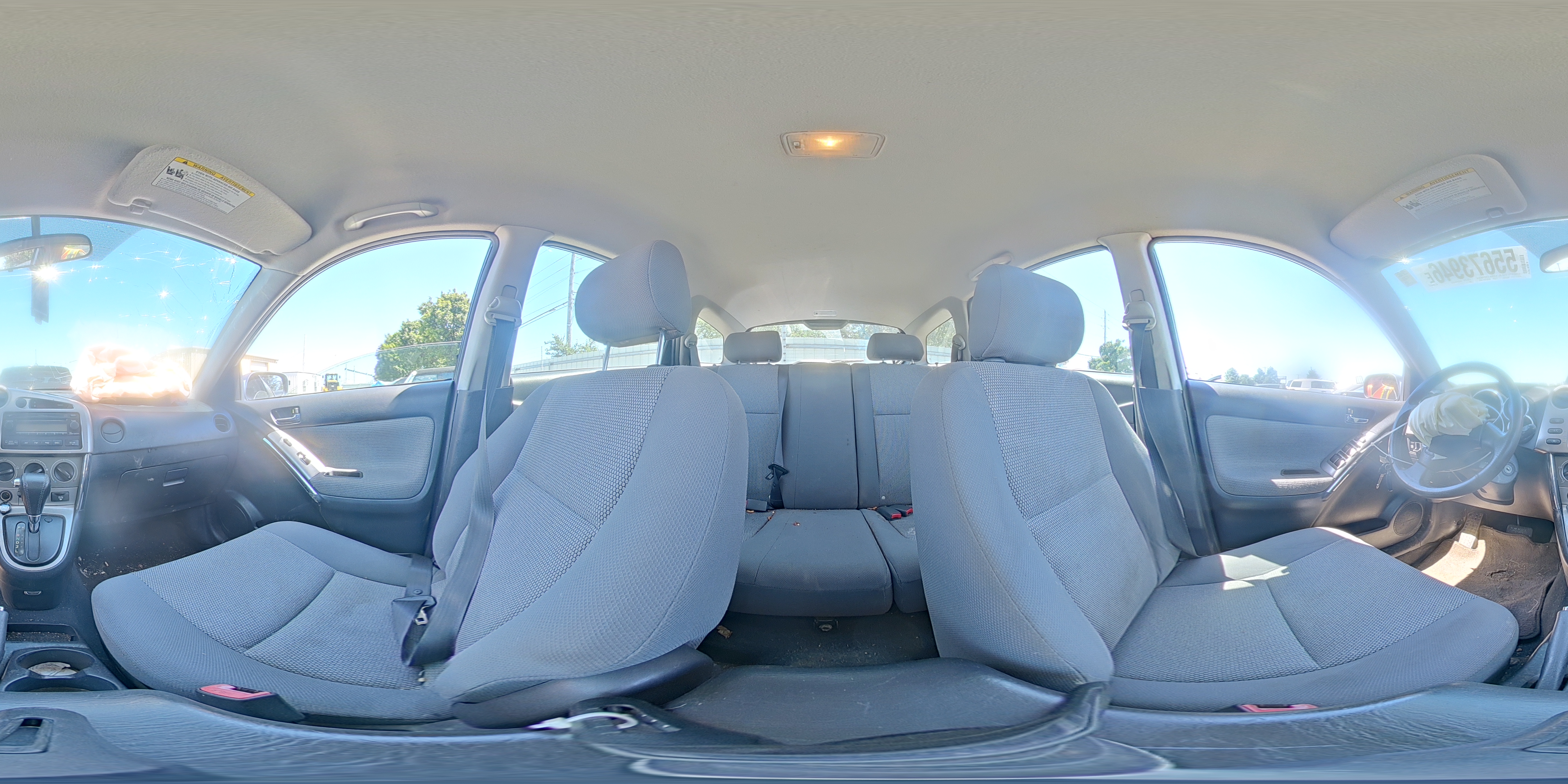 2007 Toyota Matrix Silver vin: 2T1KR32E17C630716