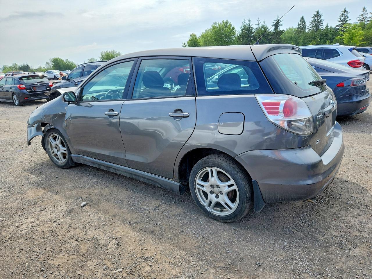 2007 Toyota Corolla Matrix Xr Gray vin: 2T1KR32E17C641862