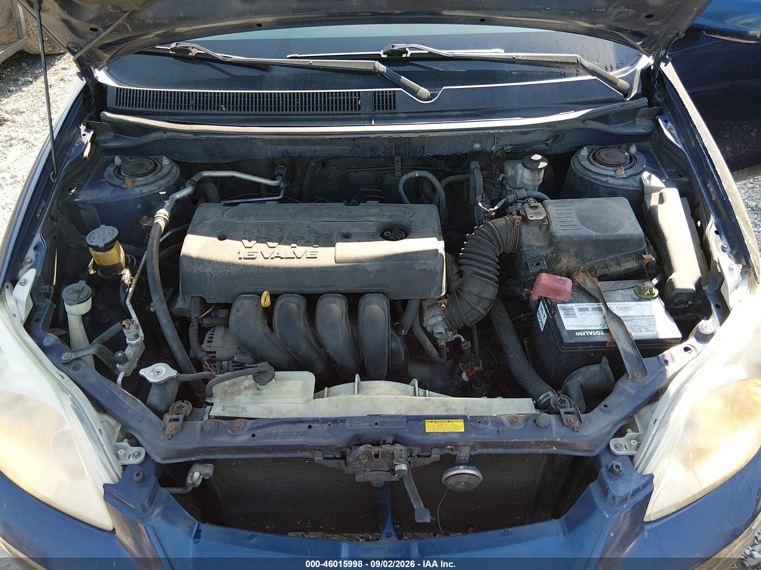 2007 Toyota Matrix Xr Blue vin: 2T1KR32E17C650660