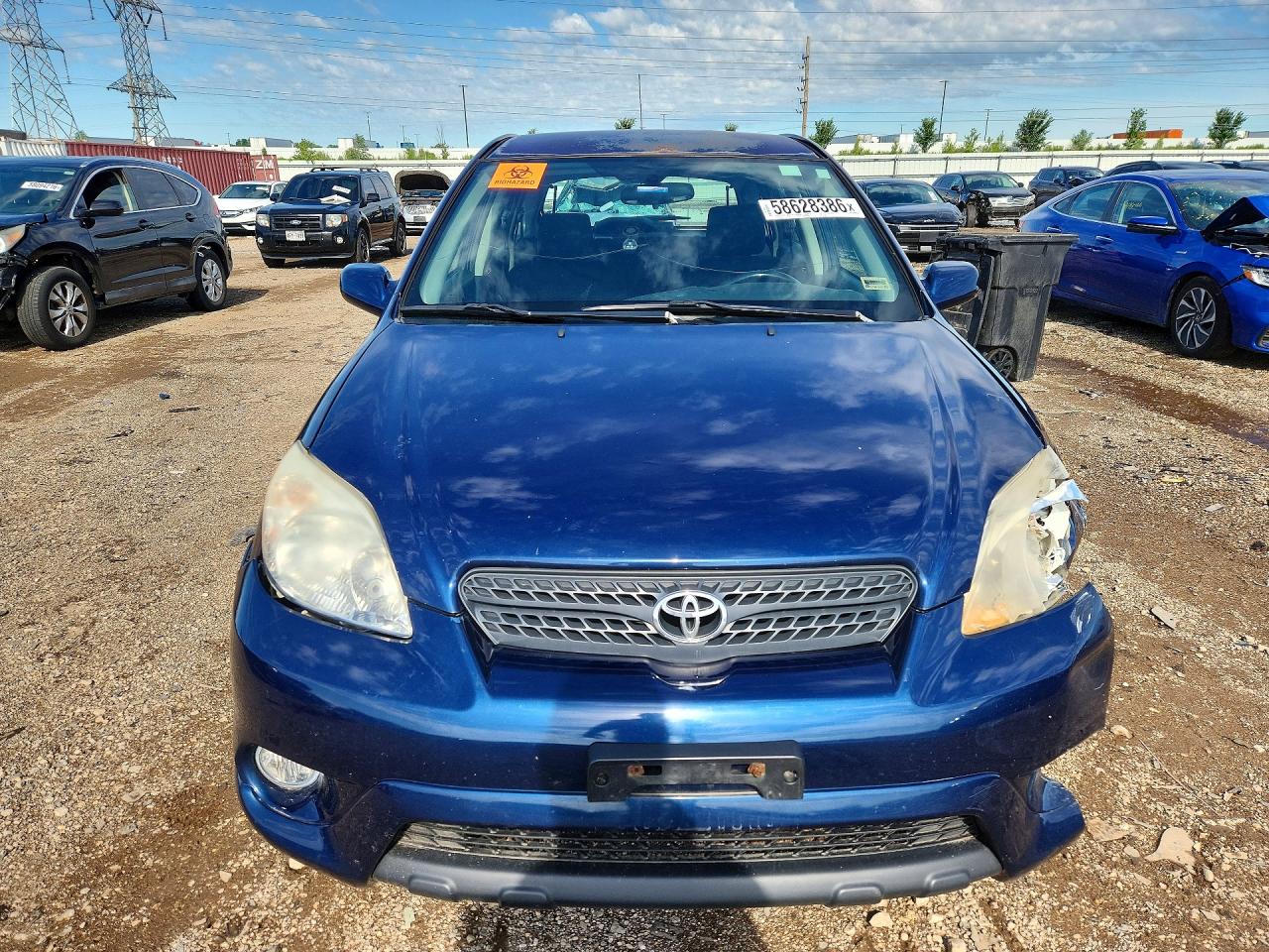 2007 Toyota Corolla Matrix Xr Blue vin: 2T1KR32E17C658872