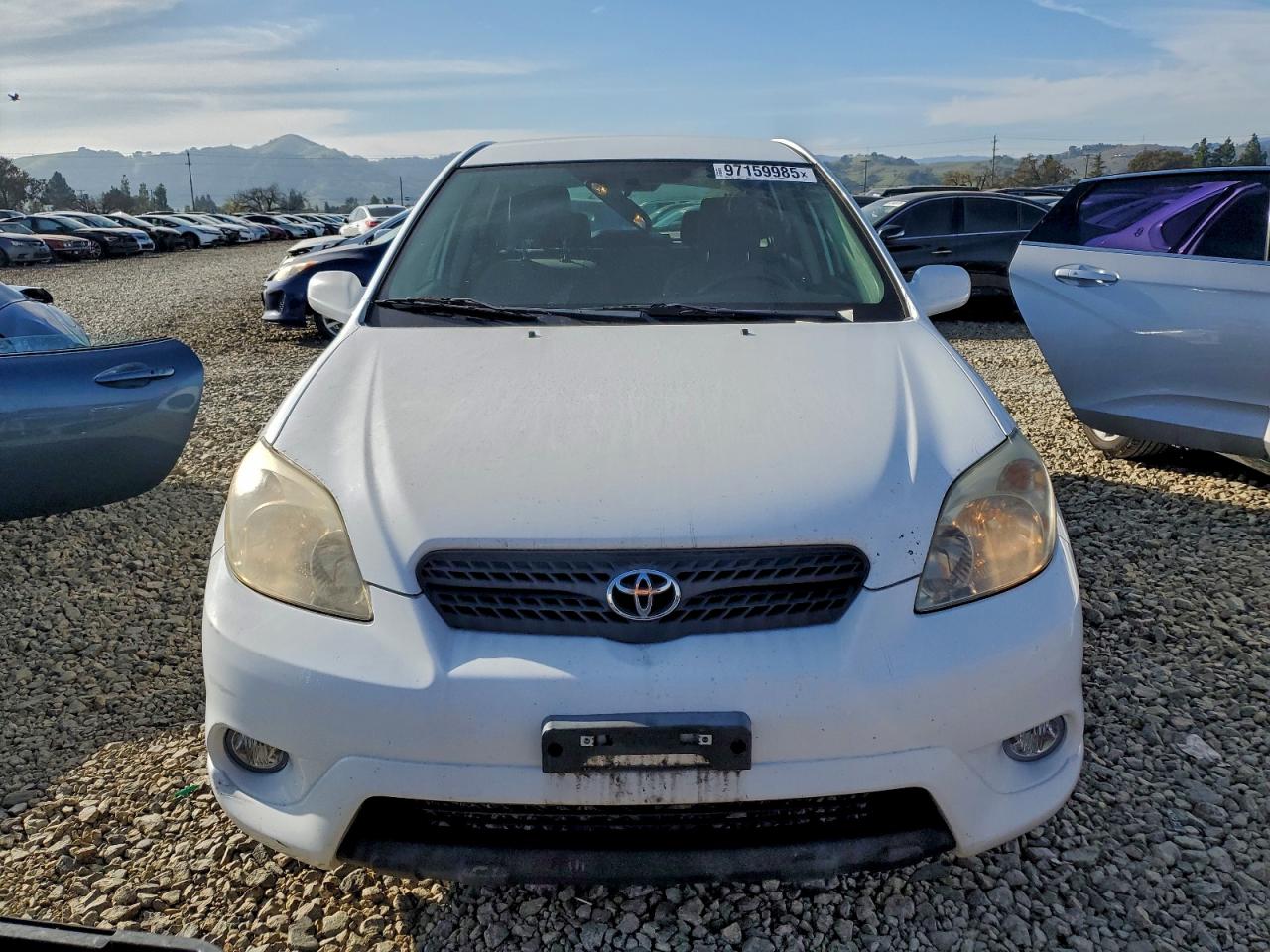 2007 Toyota Corolla Matrix Xr White vin: 2T1KR32E17C676966