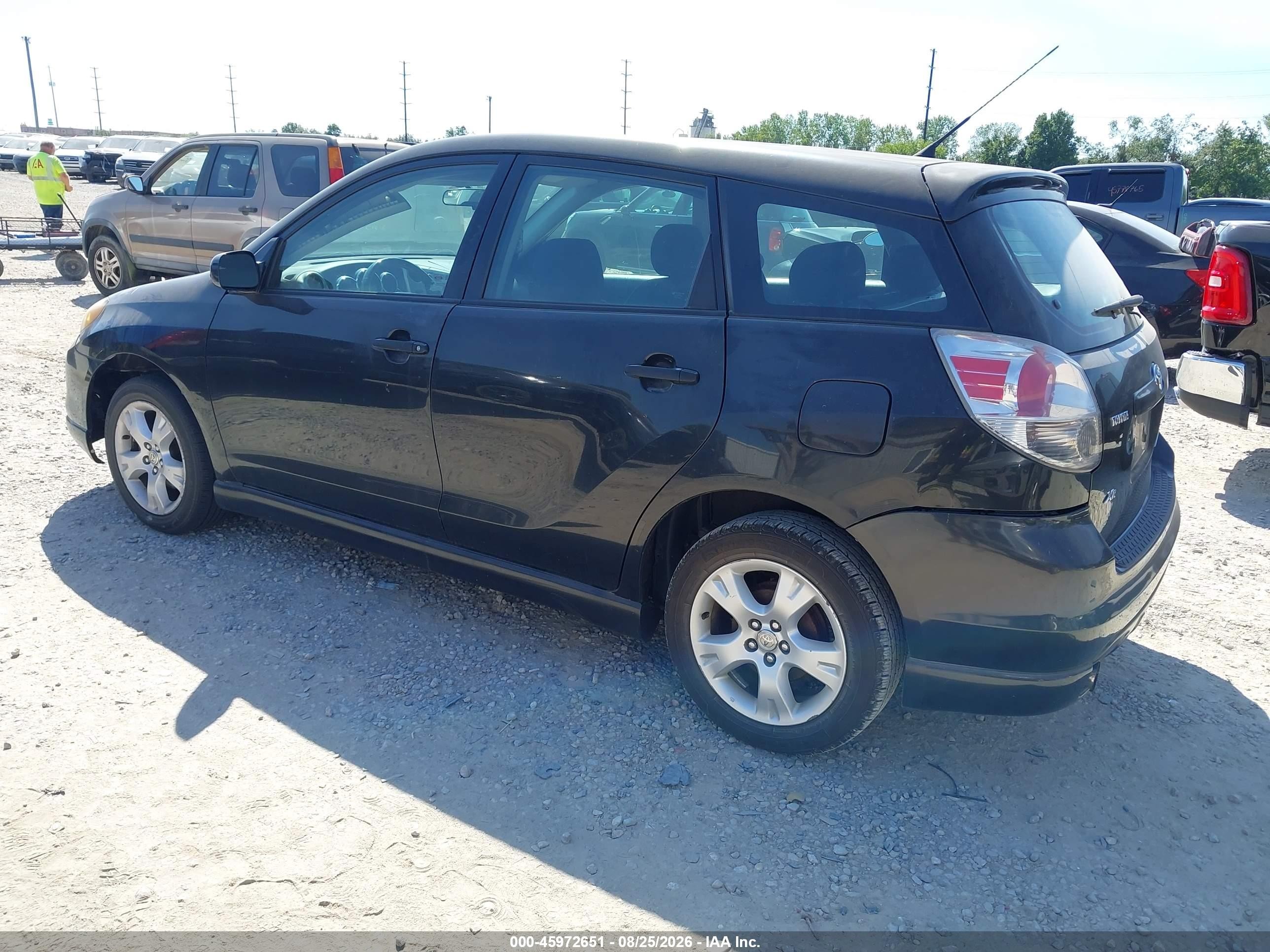 2007 Toyota Matrix Xr Black vin: 2T1KR32E17C683416