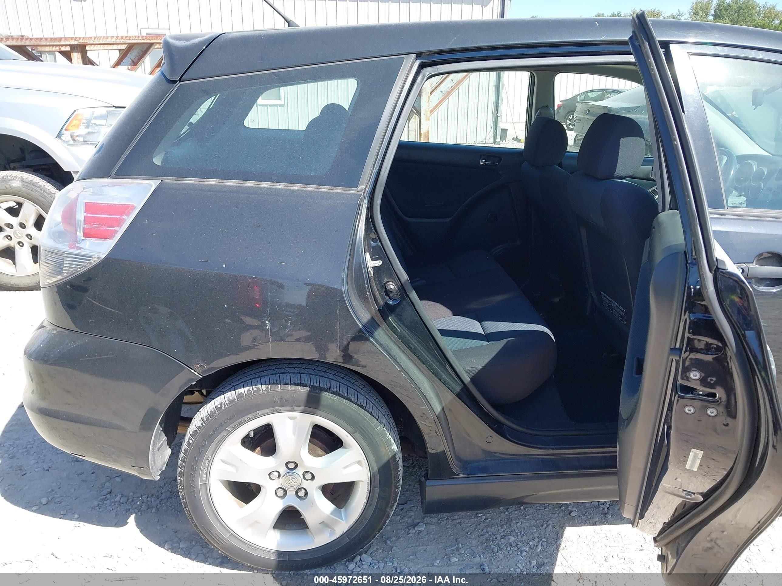 2007 Toyota Matrix Xr Black vin: 2T1KR32E17C683416