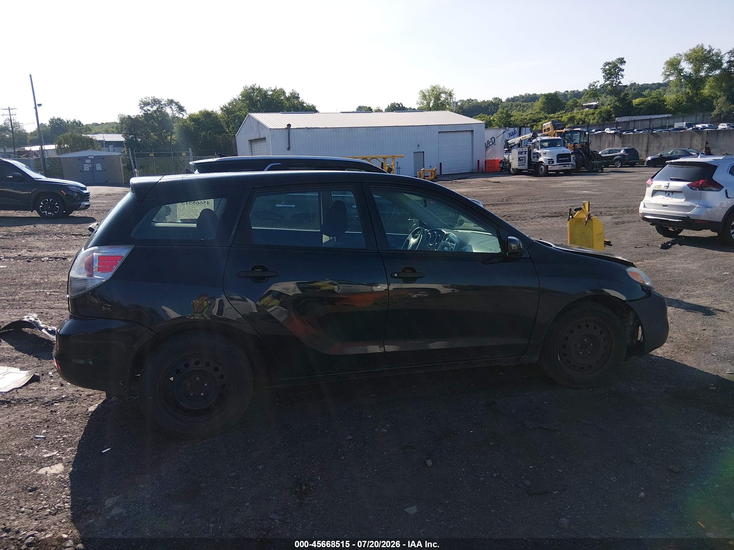 2008 Toyota Matrix Std Черный vin: 2T1KR32E18C690559