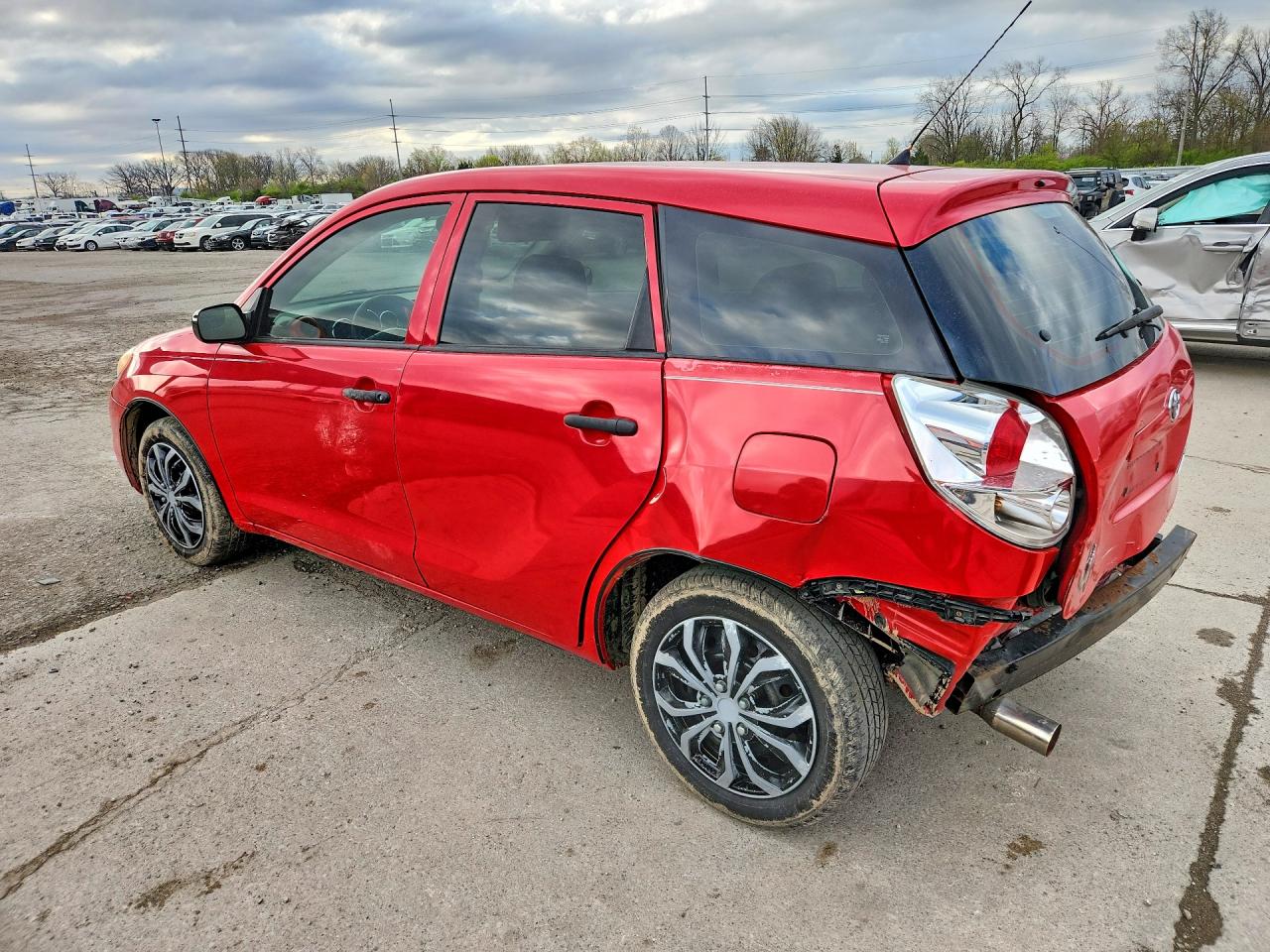 2008 Toyota Corolla Matrix Xr Red vin: 2T1KR32E18C696734
